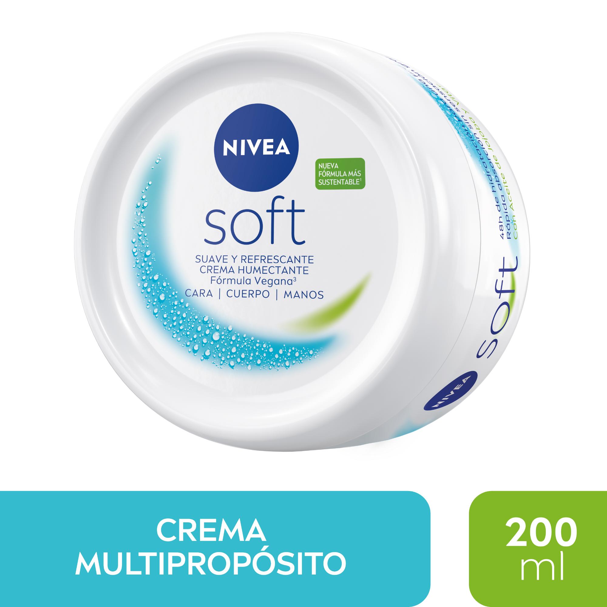 Crema Hidratante Intensiva Nivea Soft Para Uso Diario 200 Ml