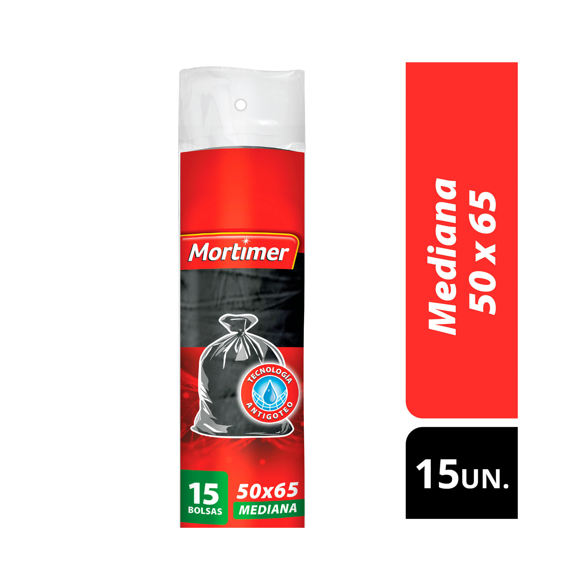 Bolsa De Residuos Mortimer 50x65 Mediana 15 U