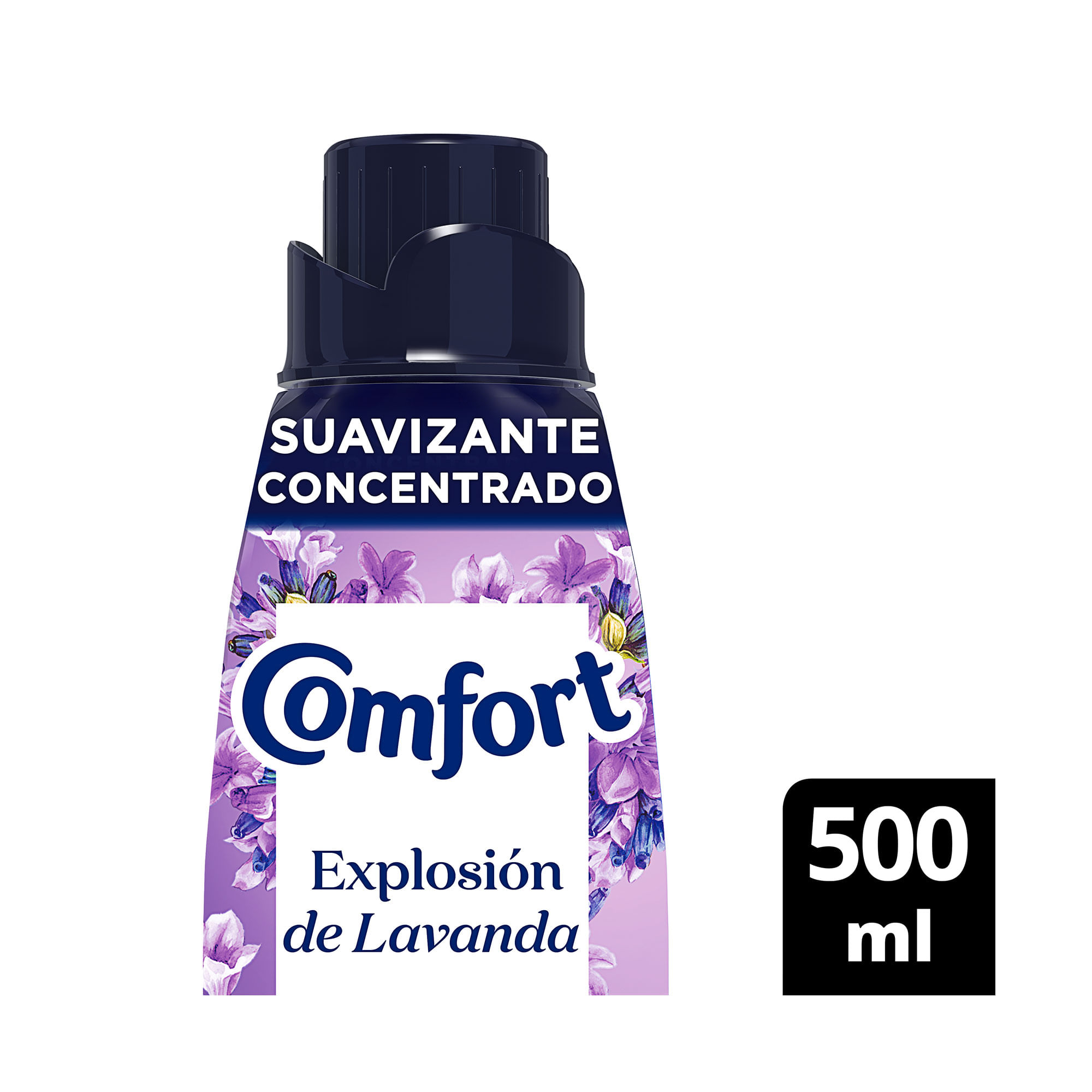 Suavizante Para Ropa Comfort Concentrado Explosión De Lavanda 500 Ml