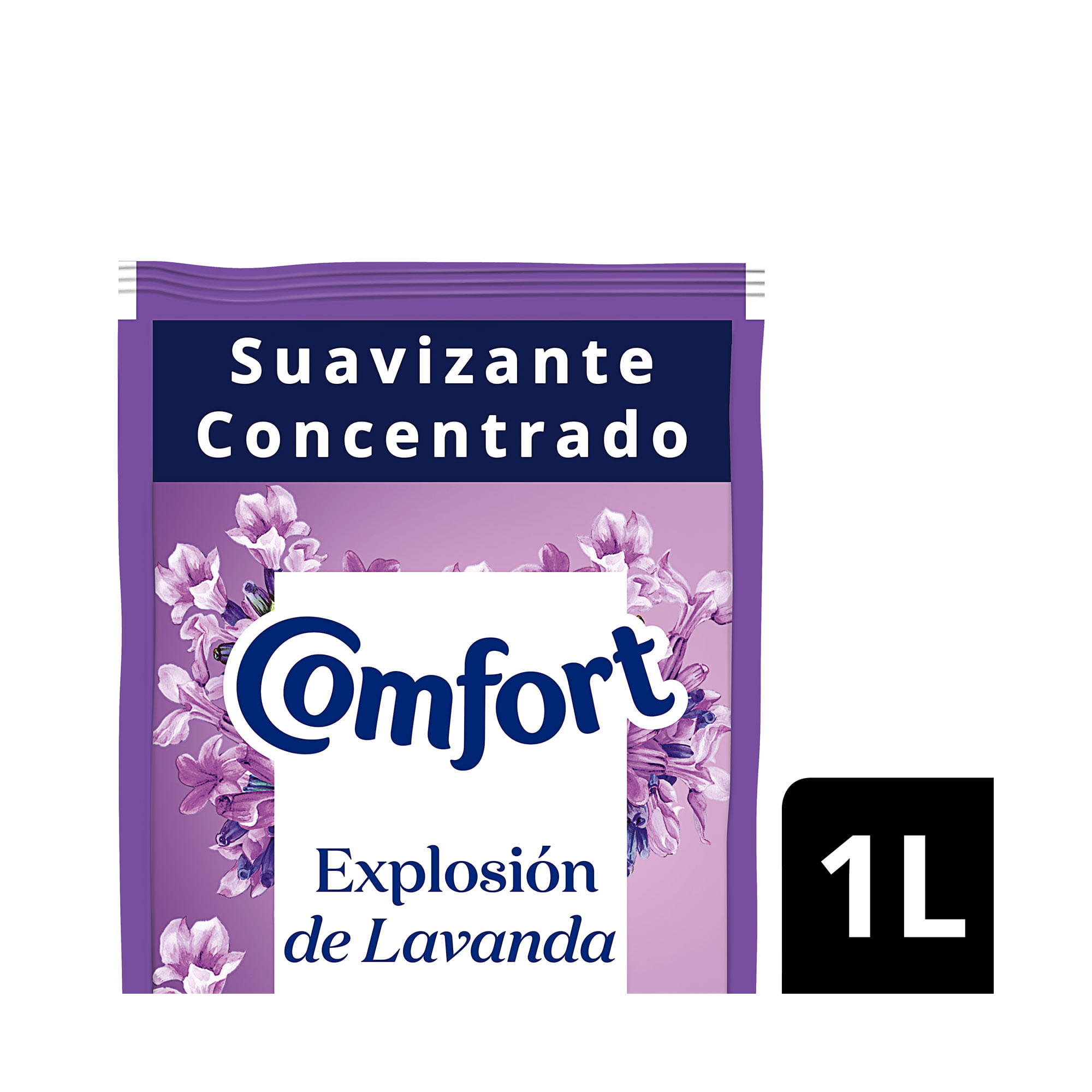 Suavizante Para Ropa Comfort Concentrado Explosión De Lavanda 1 L