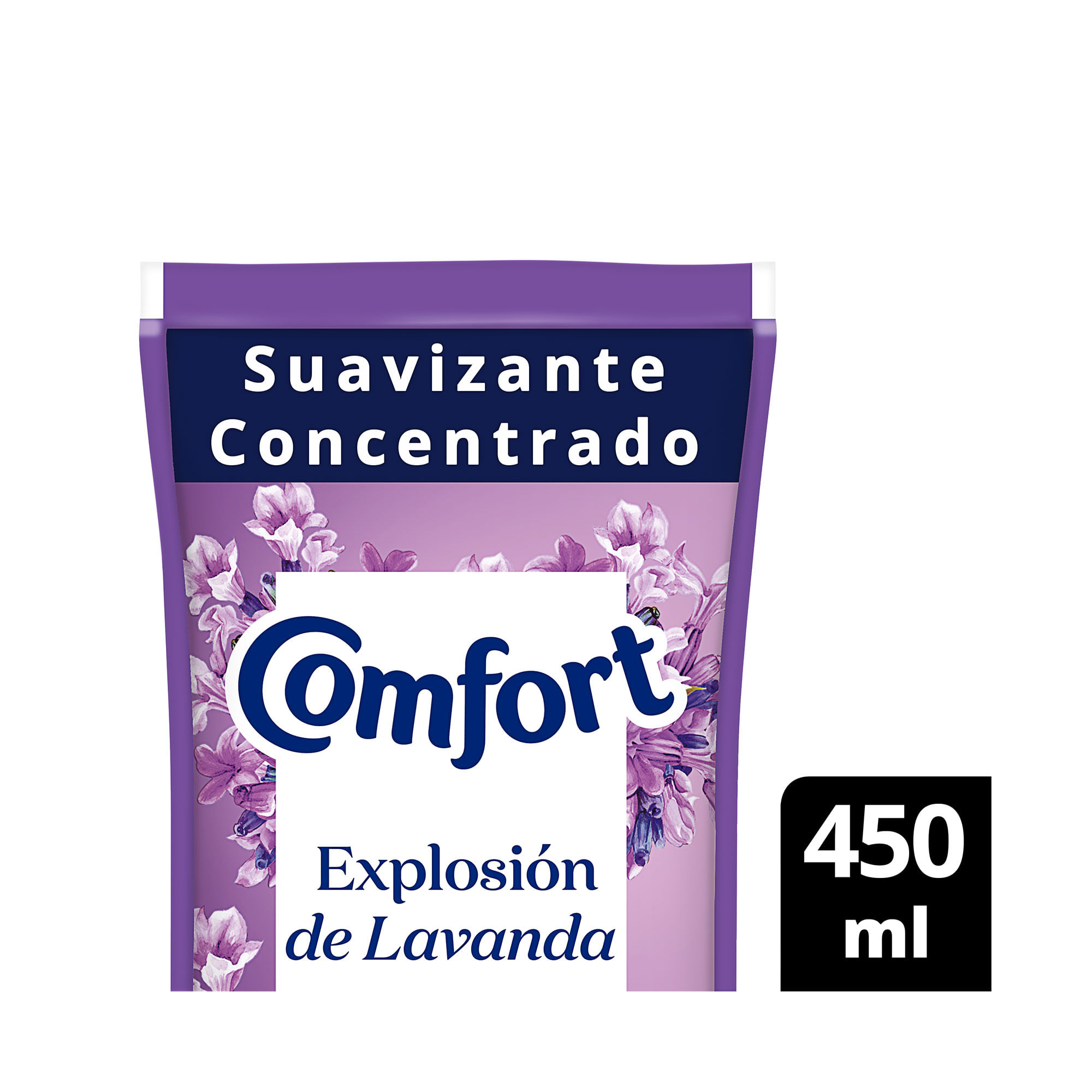 Suavizante Para Ropa Comfort Concentrado Explosión De Lavanda 450 Ml