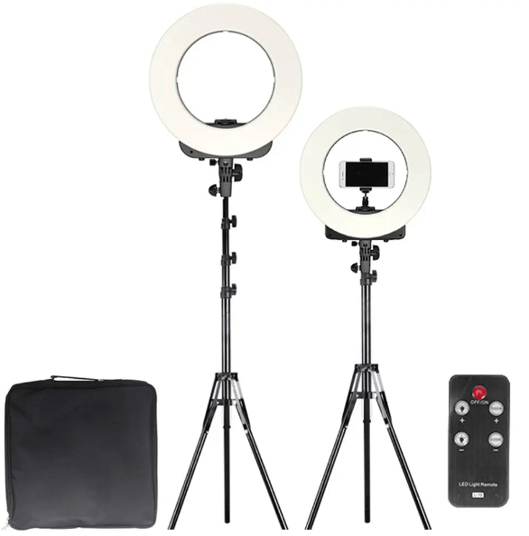 Aro Iluminador Led Gadnic 36cm 14"+ Trípode 190cm