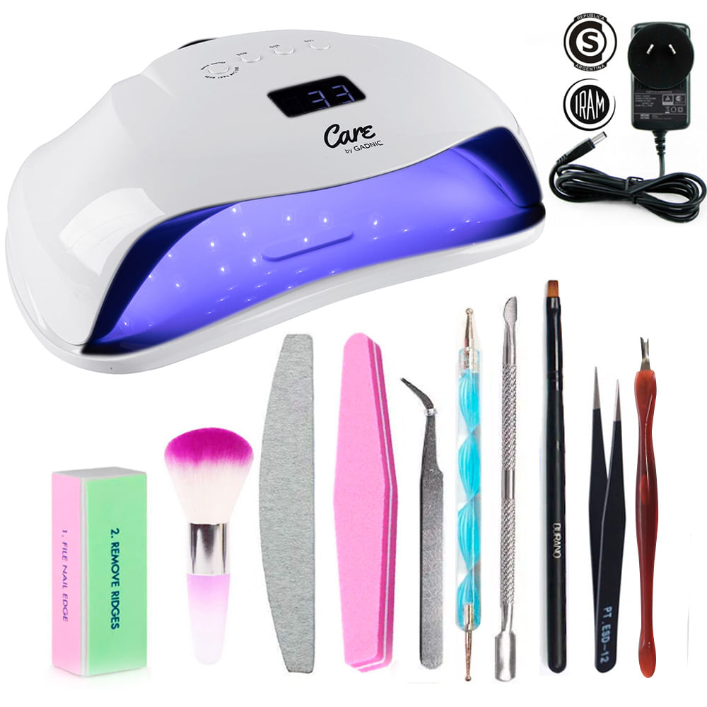 Cabina Para UñAs Gadnic Ledsun Plus Uv 72w Uso Profesional
