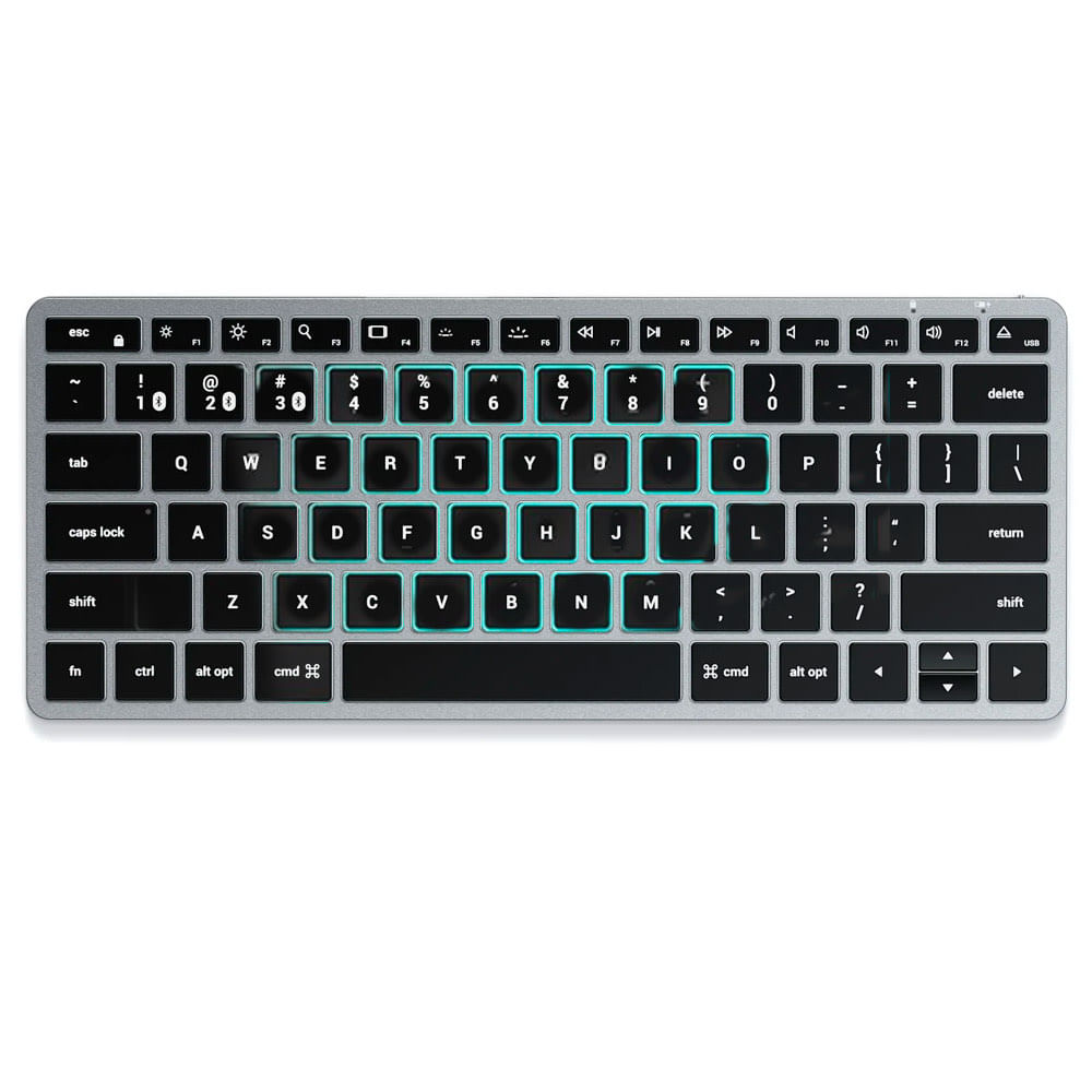 Teclado Bluetooth Satechi Slim X1 Retroiluminado Compacto Inalámbrico
