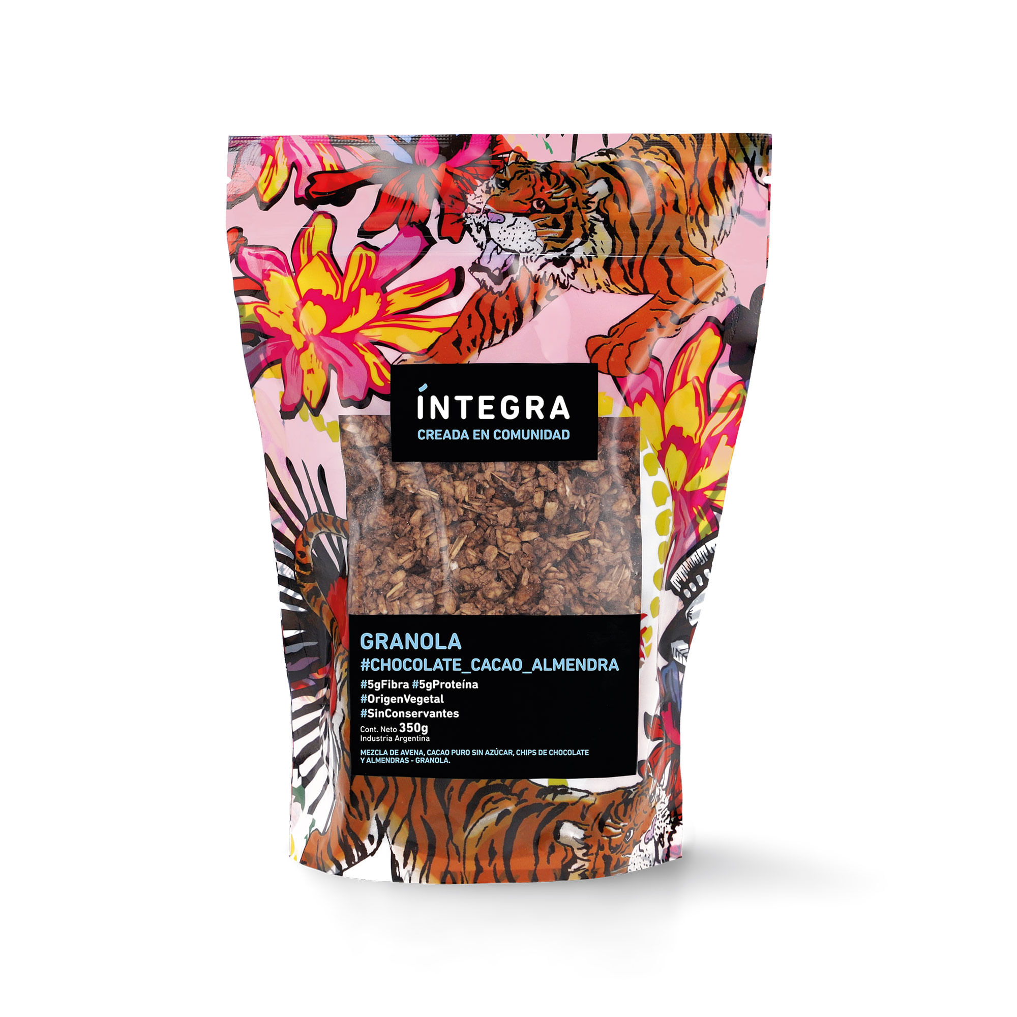 Granola íntegra choco 350 grs