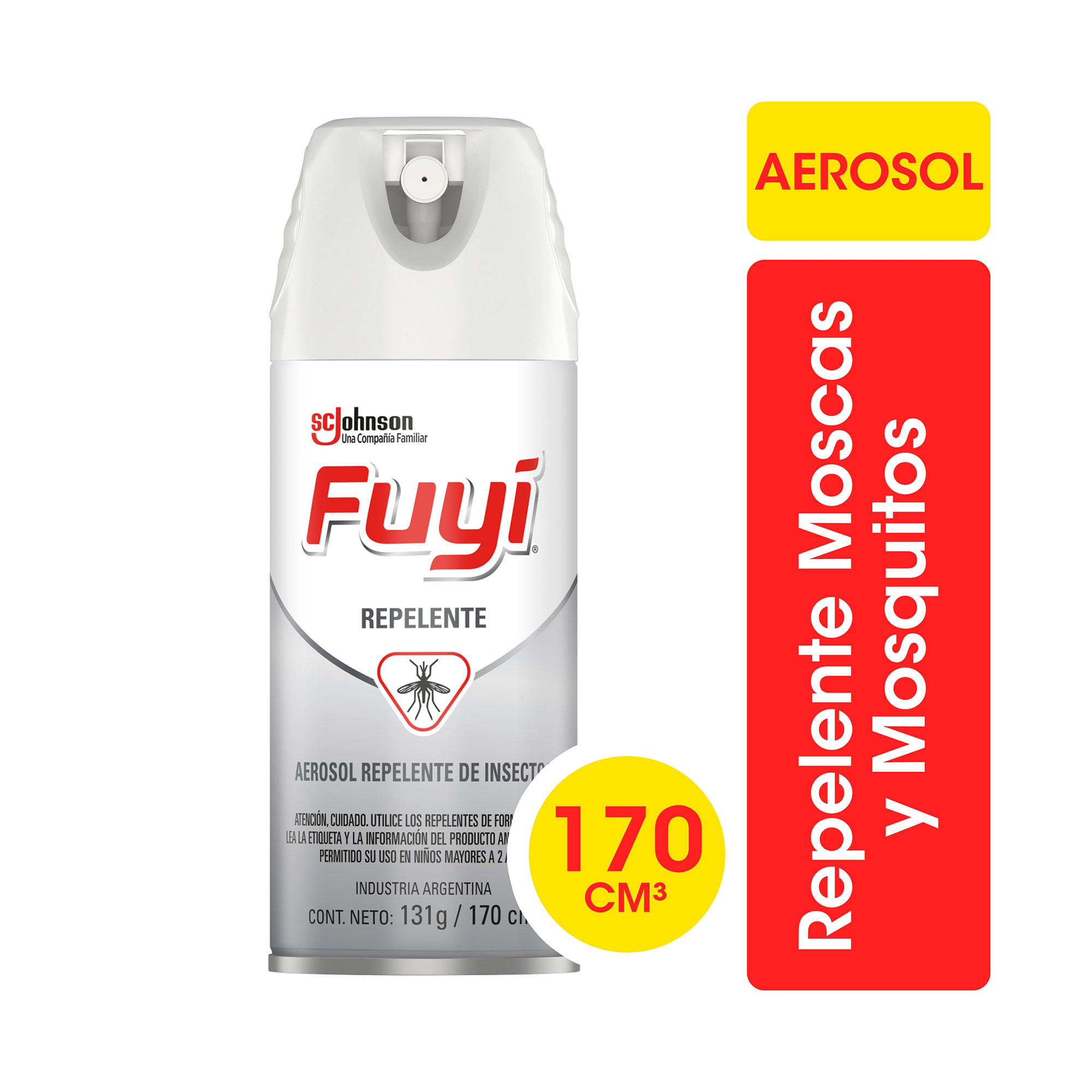 Repelente Fuyi moscas y mosquitos aerosol 170 ml