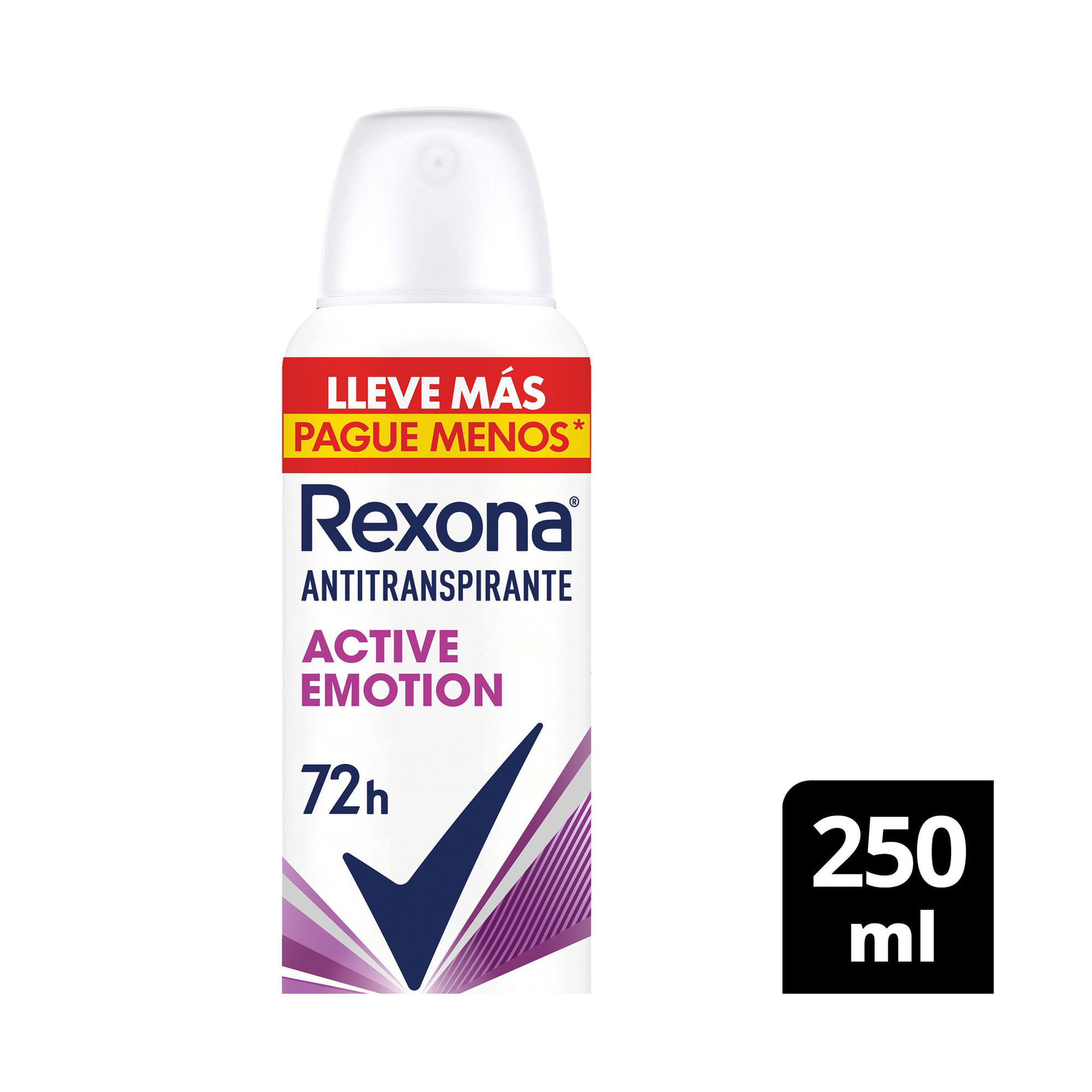 Antitranspirante Active Emotion Rexona 250ml