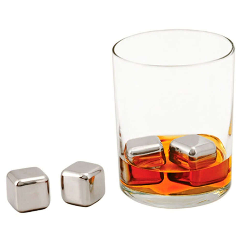 Set X6 de Hielos De Acero Inoxidable Gadnic HWHIS1 Cubos De Hielo Reutilizables