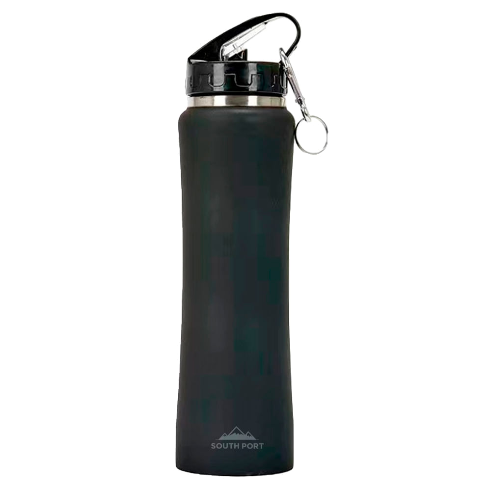 Botella Térmica Negra Sport Gadnic Acero 500ml