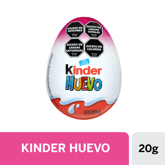 Kinder huevo de chocolate hadas 20 grs