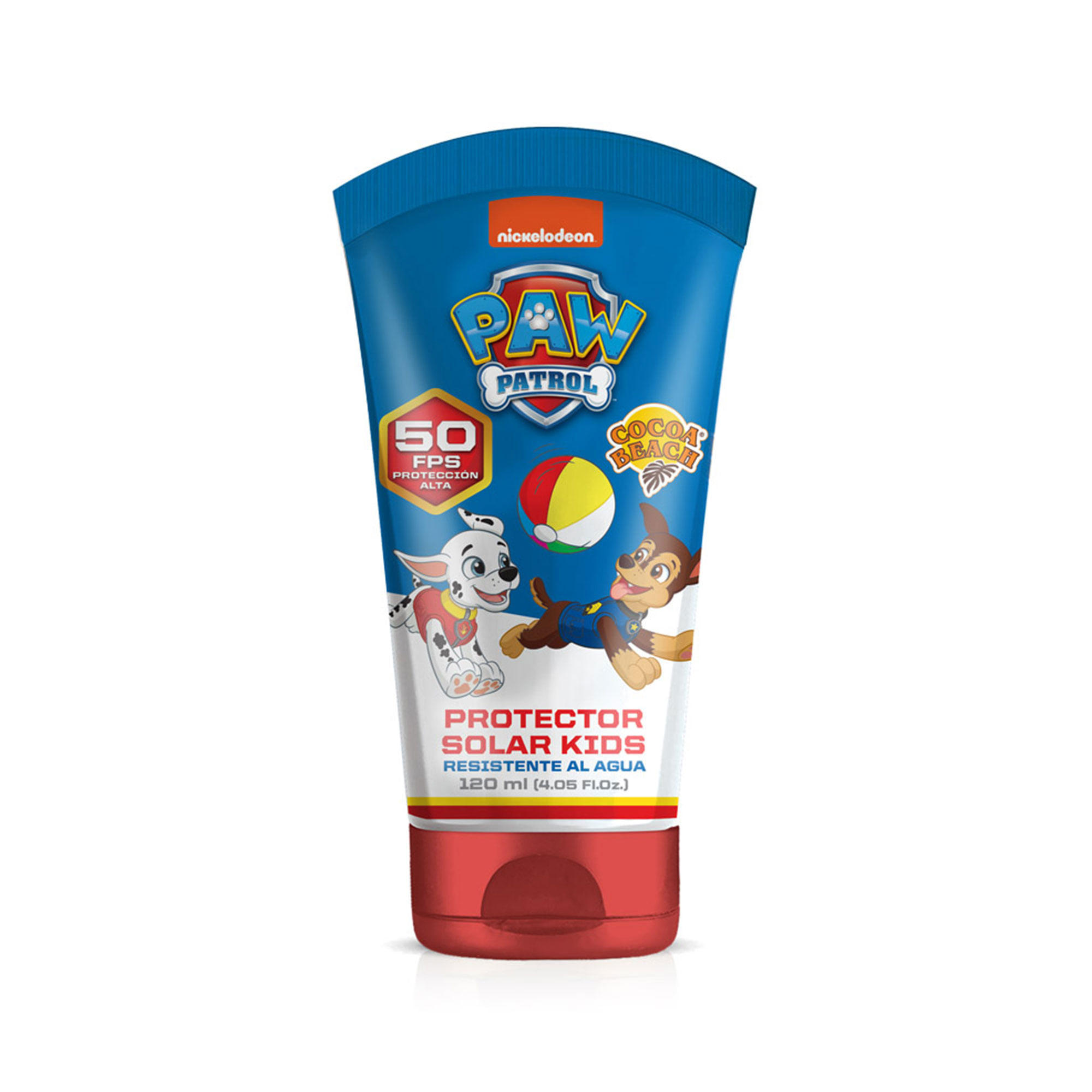 Protector solar Paw Patrol Cocoa Beach FPS 50 120 ml