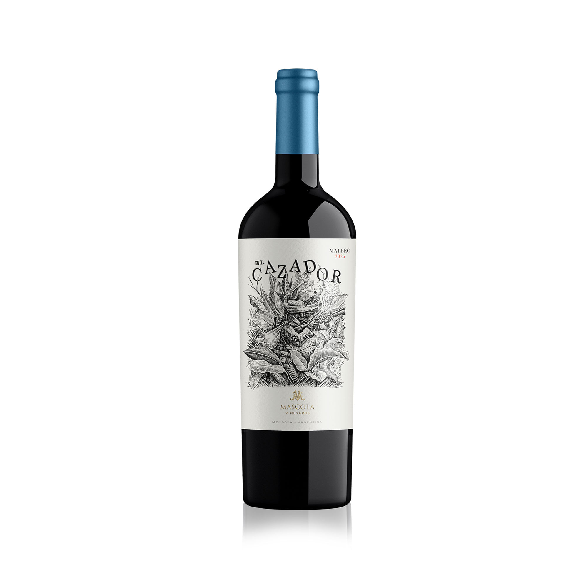 Vino tinto Malbec El Cazador en botella 750 ml