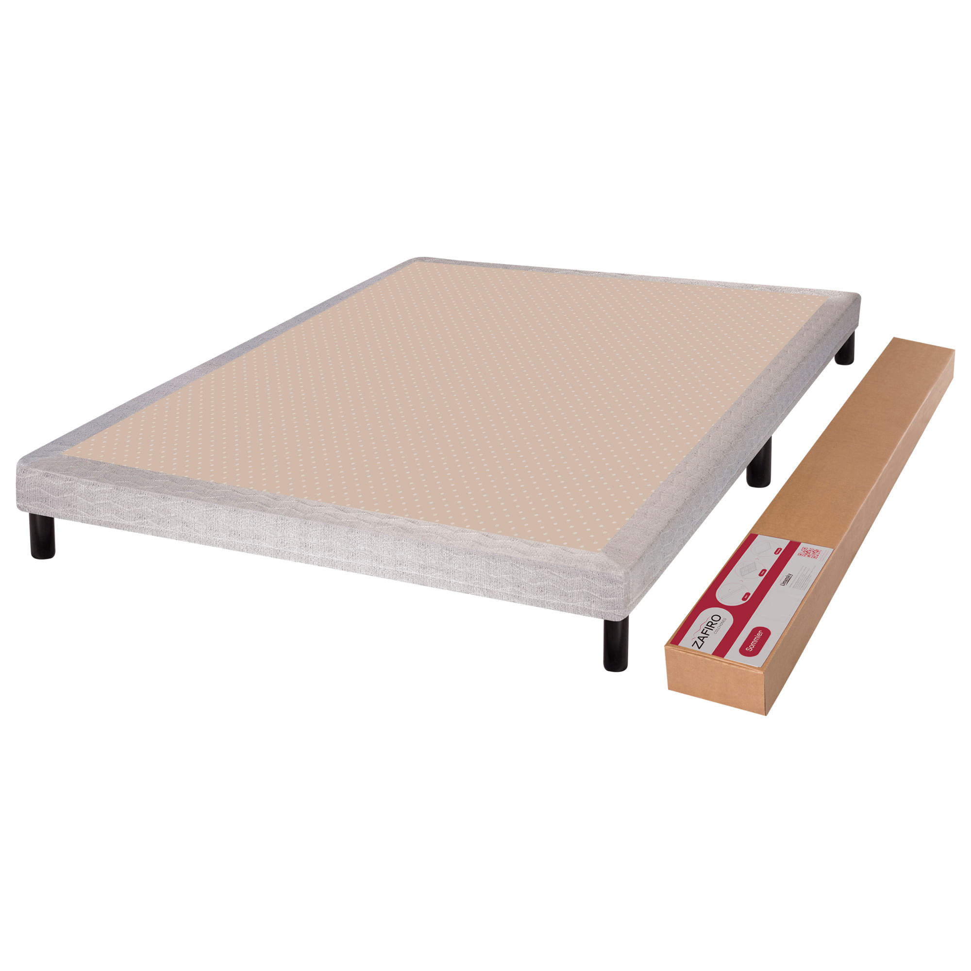 Sommier en caja Zafiro de 2 plazas 140x190