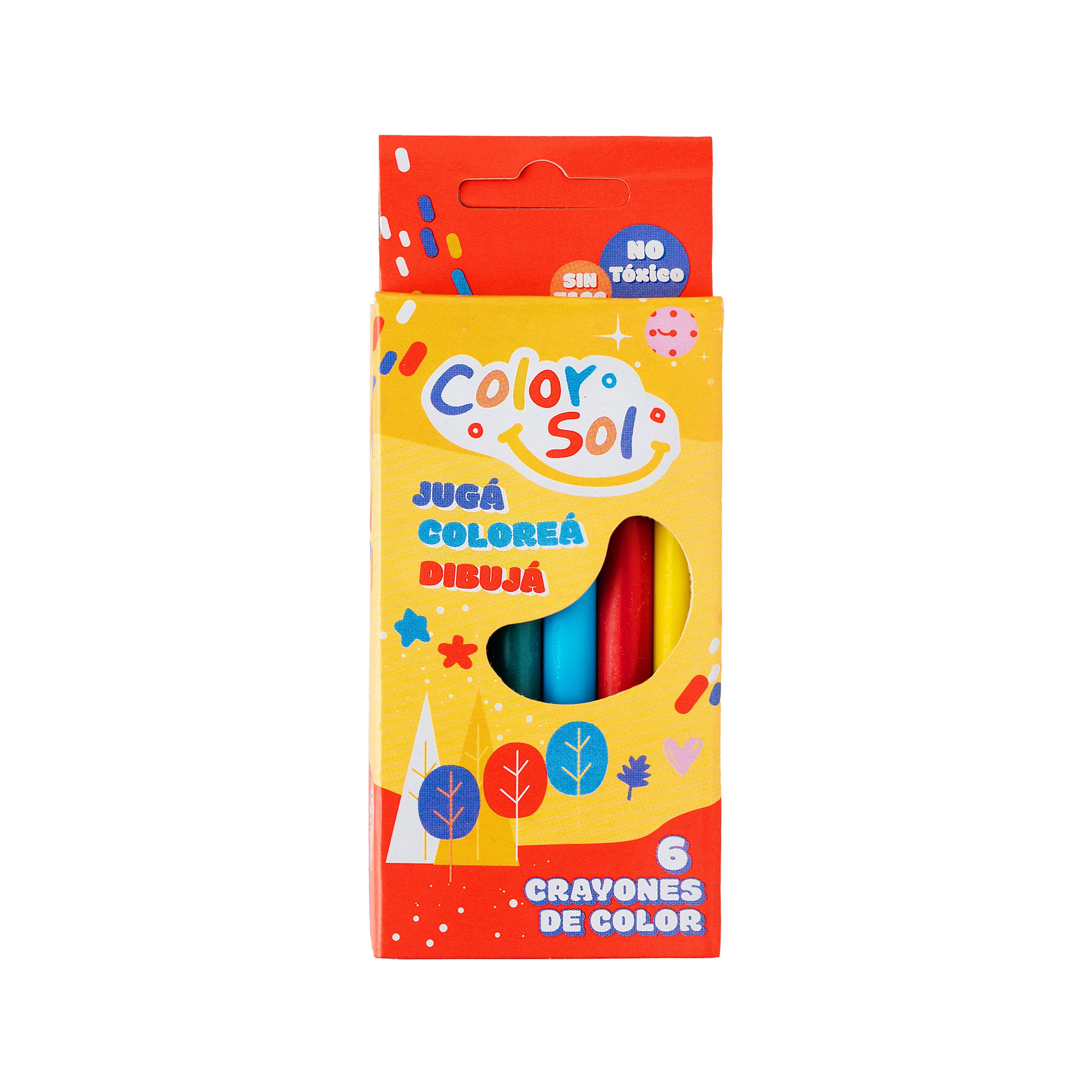 Crayones cera Colorsol x 6 uni