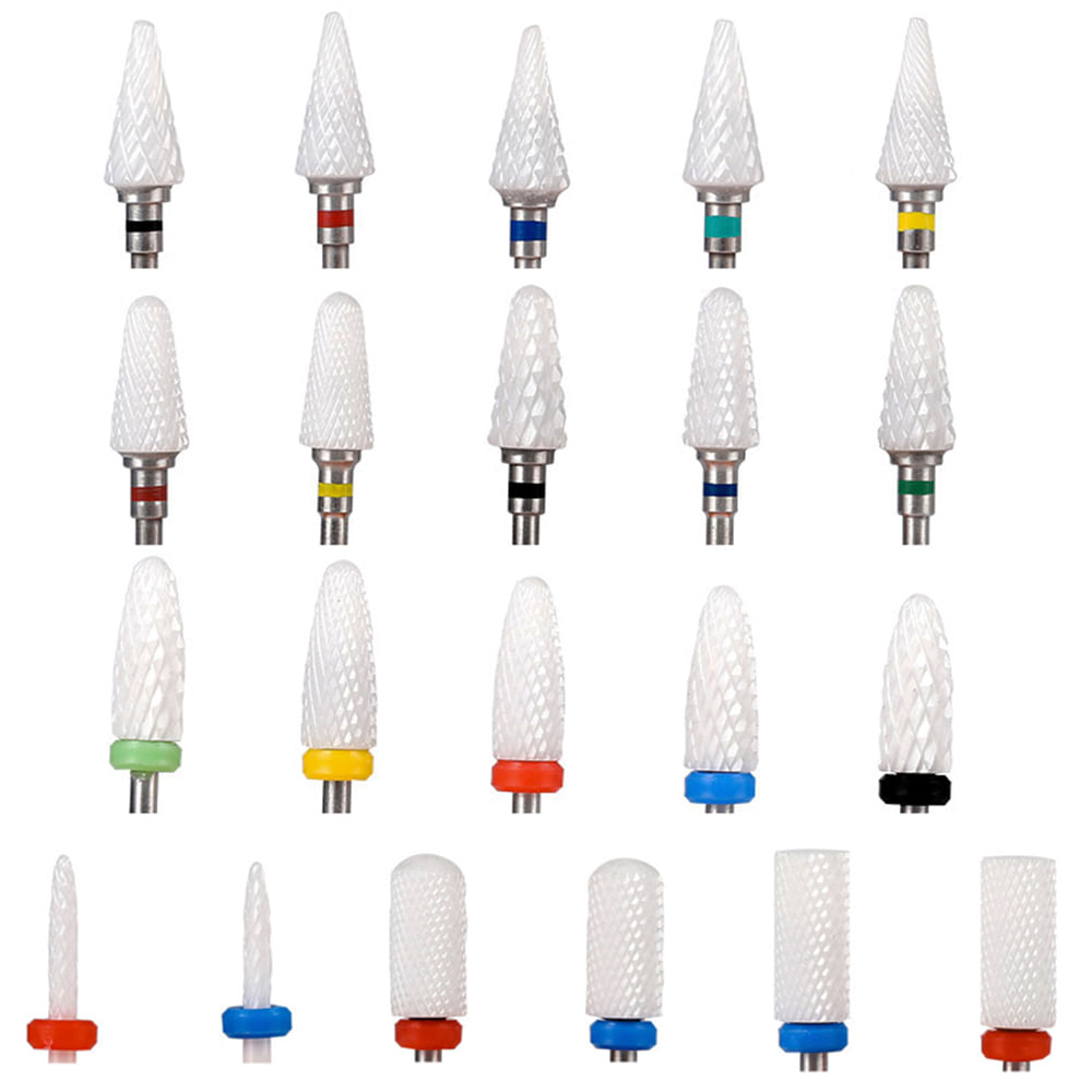 Kit de Brocas Cerámicas Gadnic Para Torno Manicura