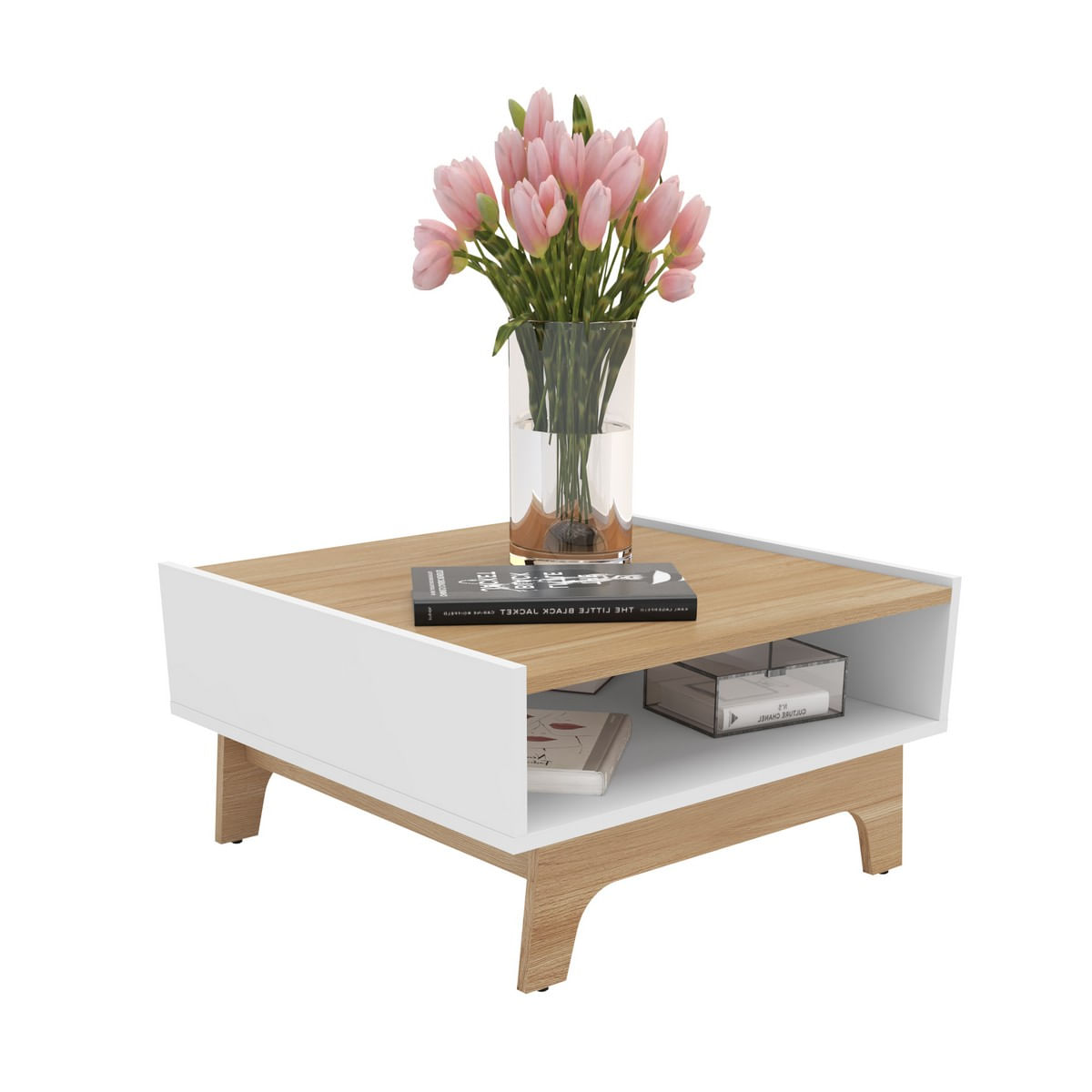 Mesa Centro Ratona Baja Living MDF y MDP  15 mm Mix Match