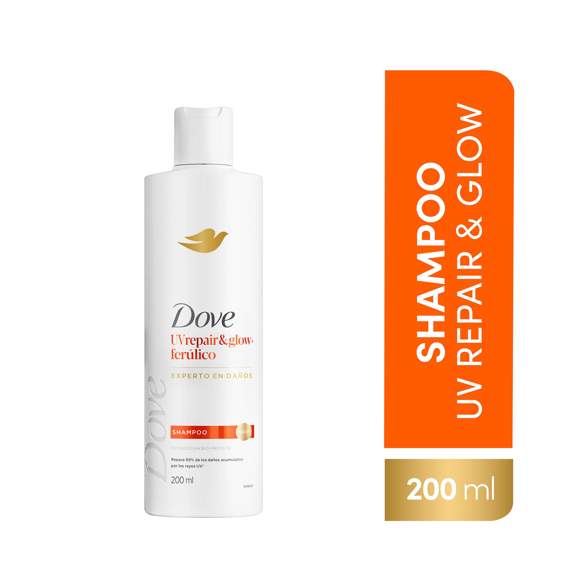 Shampoo Dove Uv Repair & Glow 200 Ml