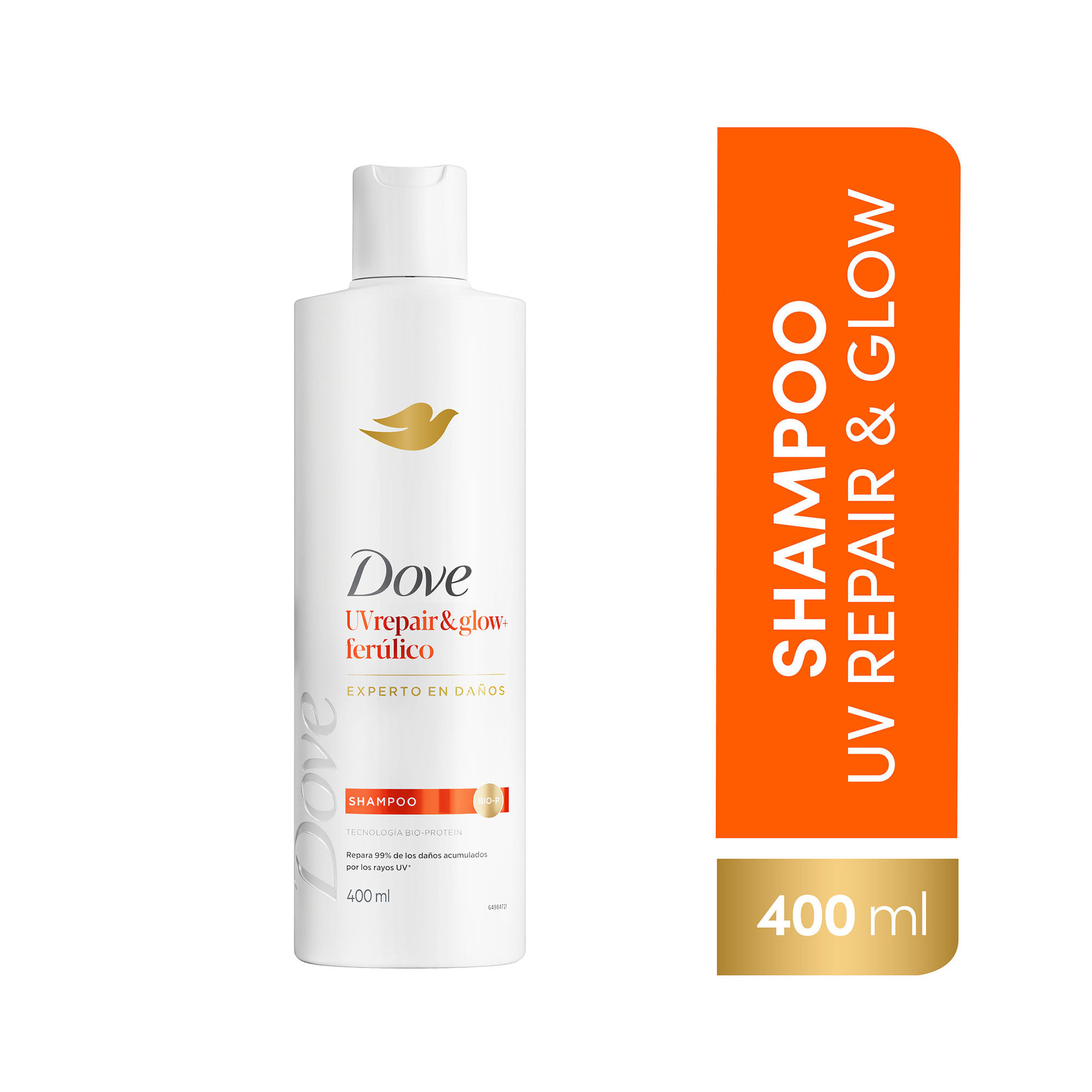 Shampoo Dove Uv Repair & Glow 400 Ml