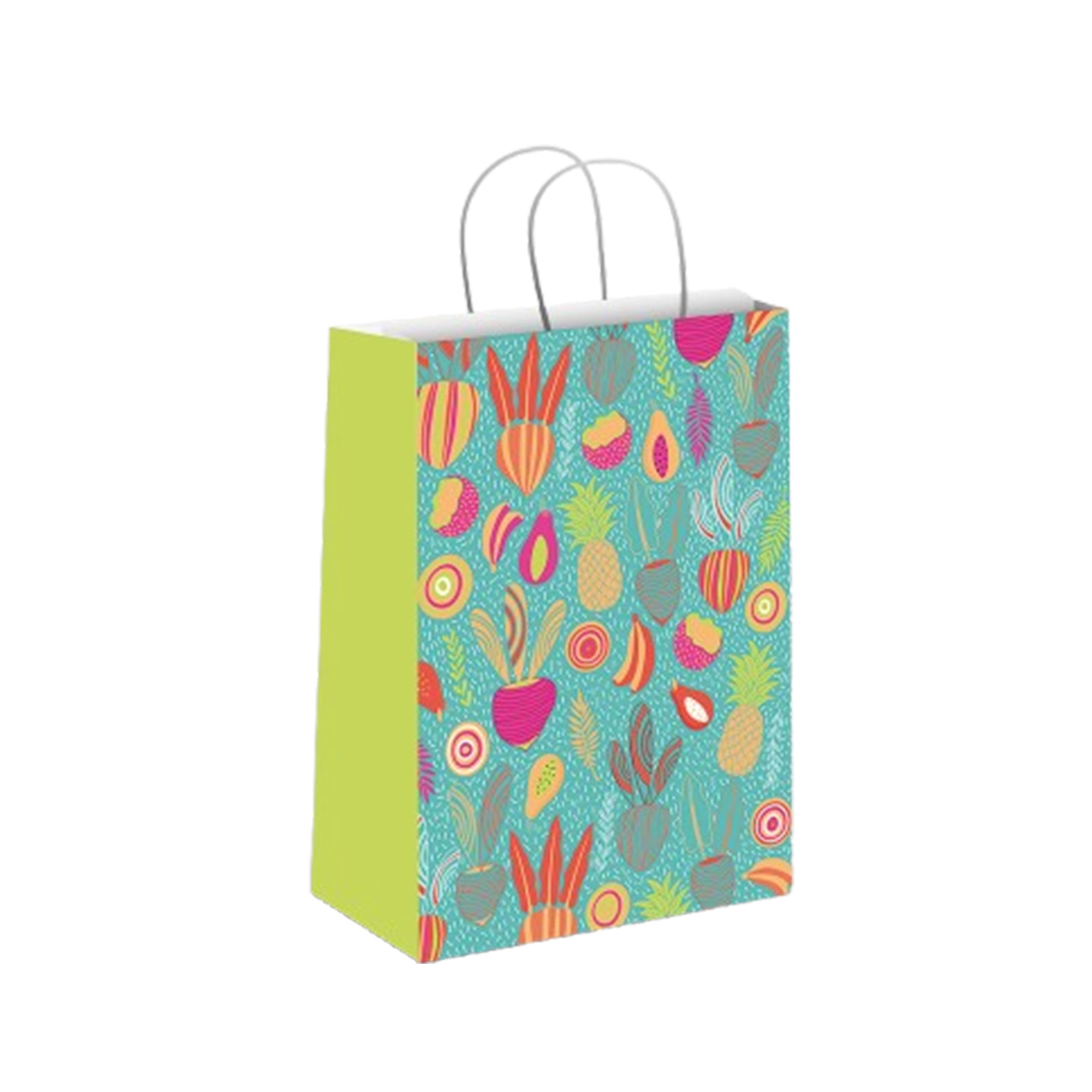 Bolsa de regalo frutal mediana 22x10x30 cm