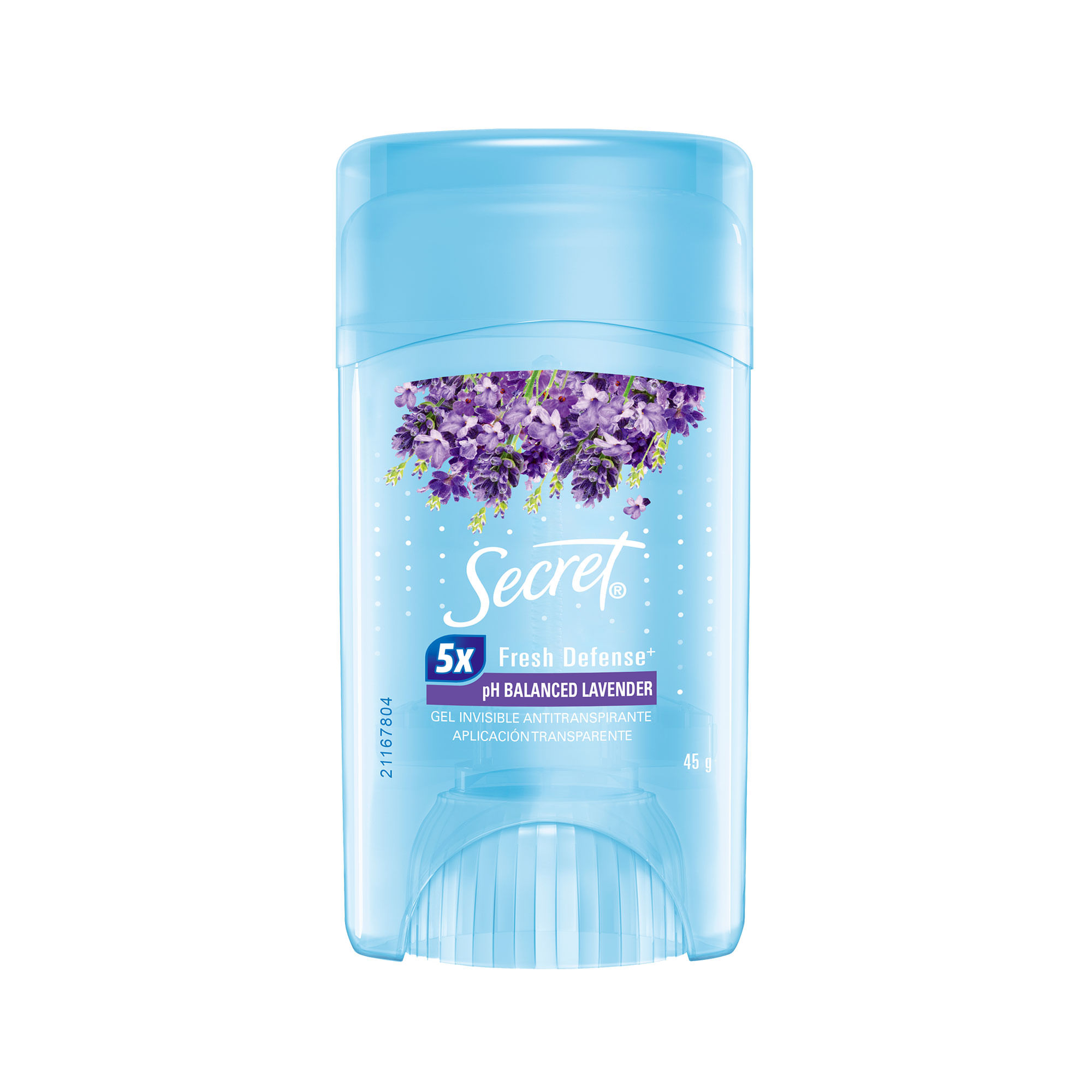 Antitranspirante en gel Secret Ph Balanc lavanda 45 grs