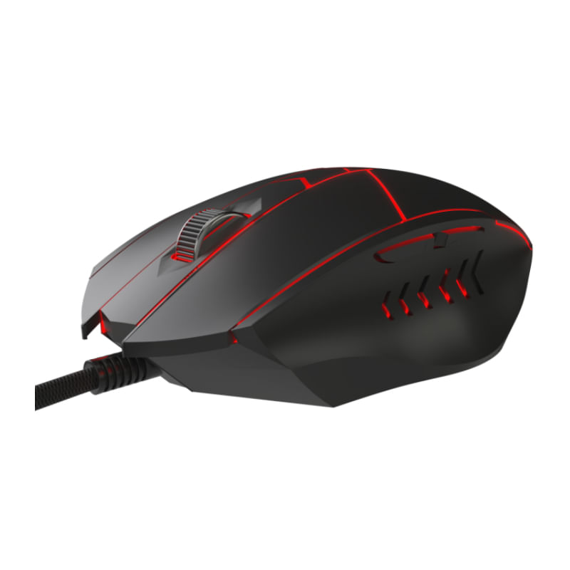 Mouse Xtech gaming stauros óptico iluminado 6 botones 7200 dpi (xtm-810)