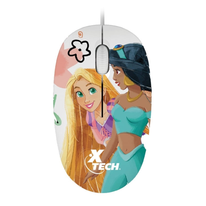 Mouse Xtech xtm-d406ps  disney princesas c/cable usb
