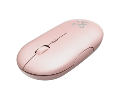 Mouse Klipxtreme ergonomico slim surfer rosa 4 botones 2.4ghz ambidiestro (kmw-415pk)