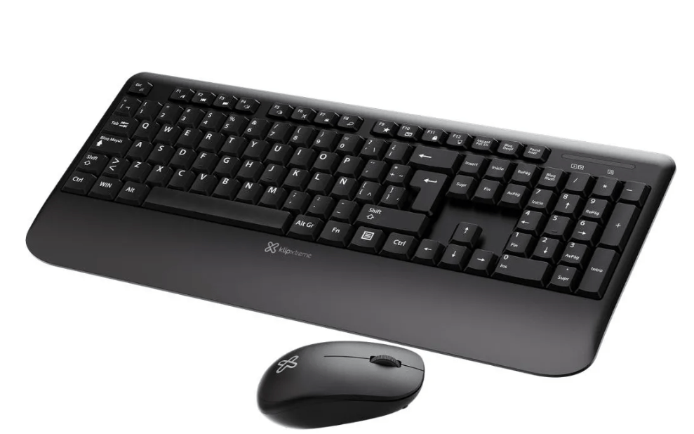 Combo teclado y mouse inalambricos Klipxtreme kck-300s keyroll  (kck-300s)