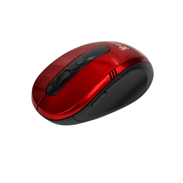 Mouse Klipxtreme wireless kmw-bl 6 botones nano dongle red vector (kmw-340rd)