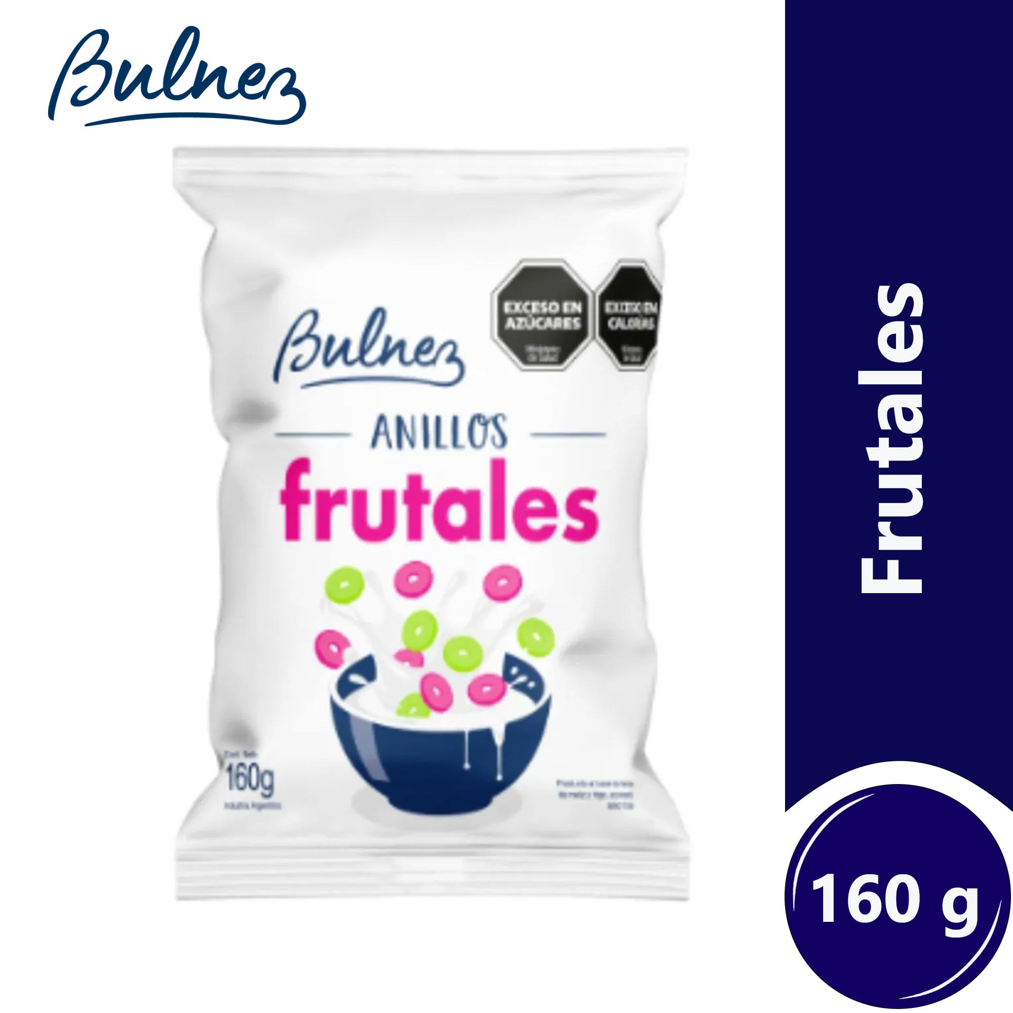Aros de cereal Bulnez frutado 160 grs