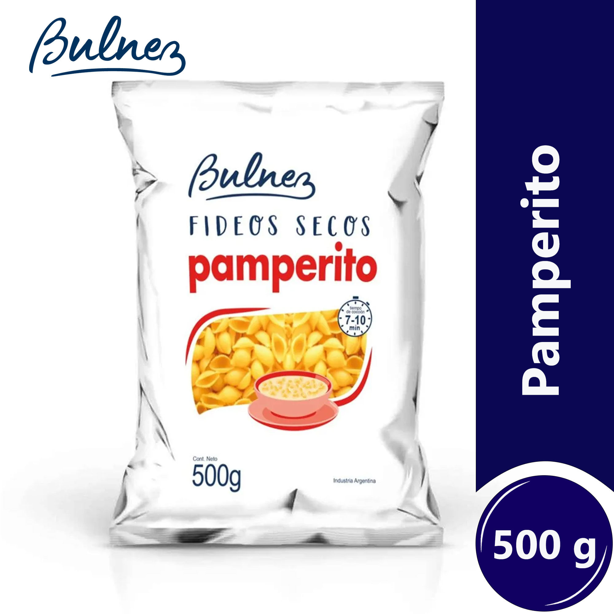Fideos secos Bulnez pamperitos 500 grs