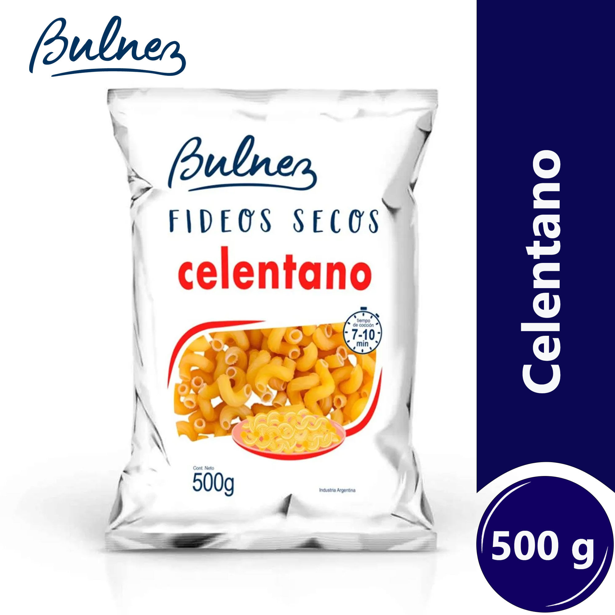 Fideos secos Bulnez celentano 500 grs
