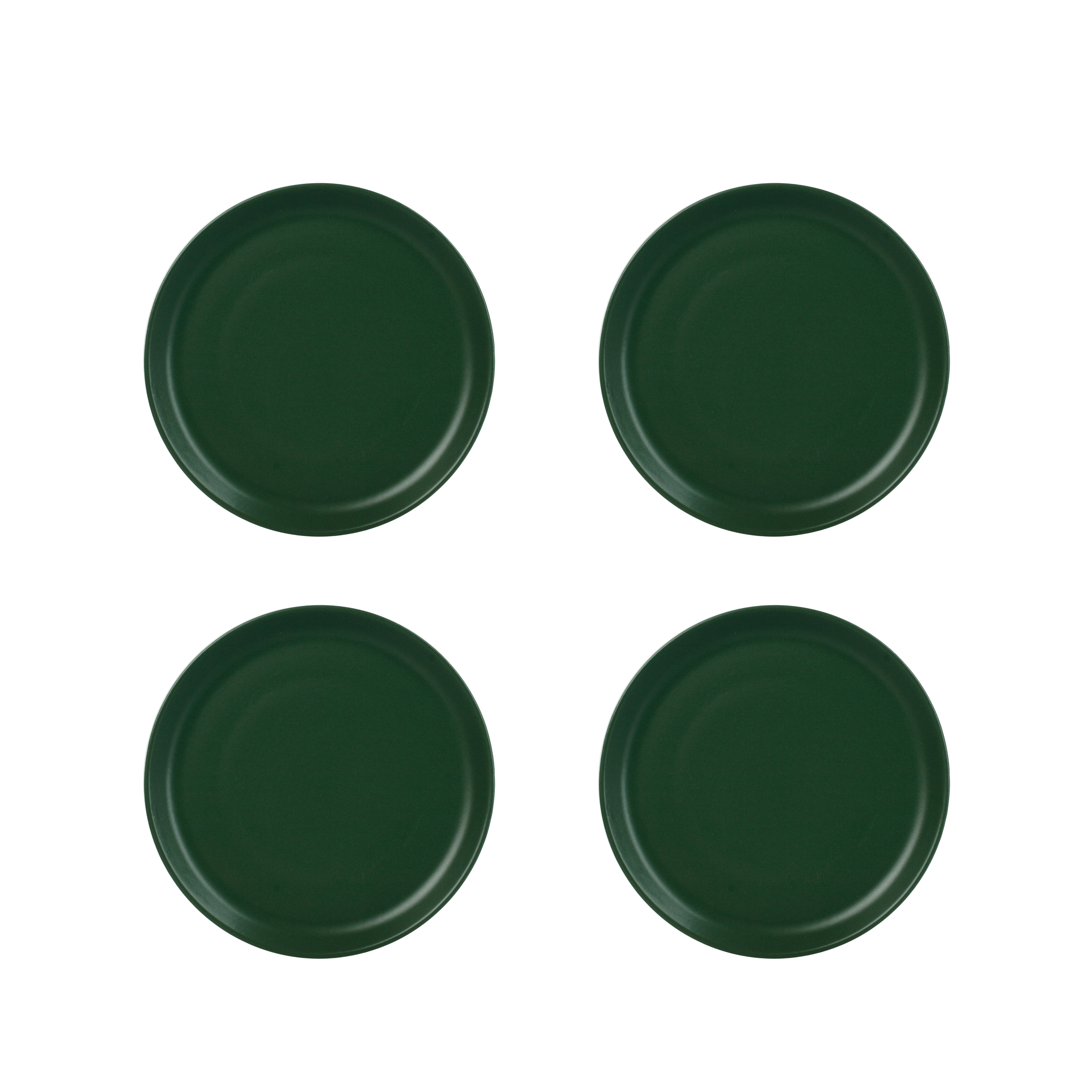 Set x 4 Plato Postre 20,5 cm Ceramica Hitit Mate Aston