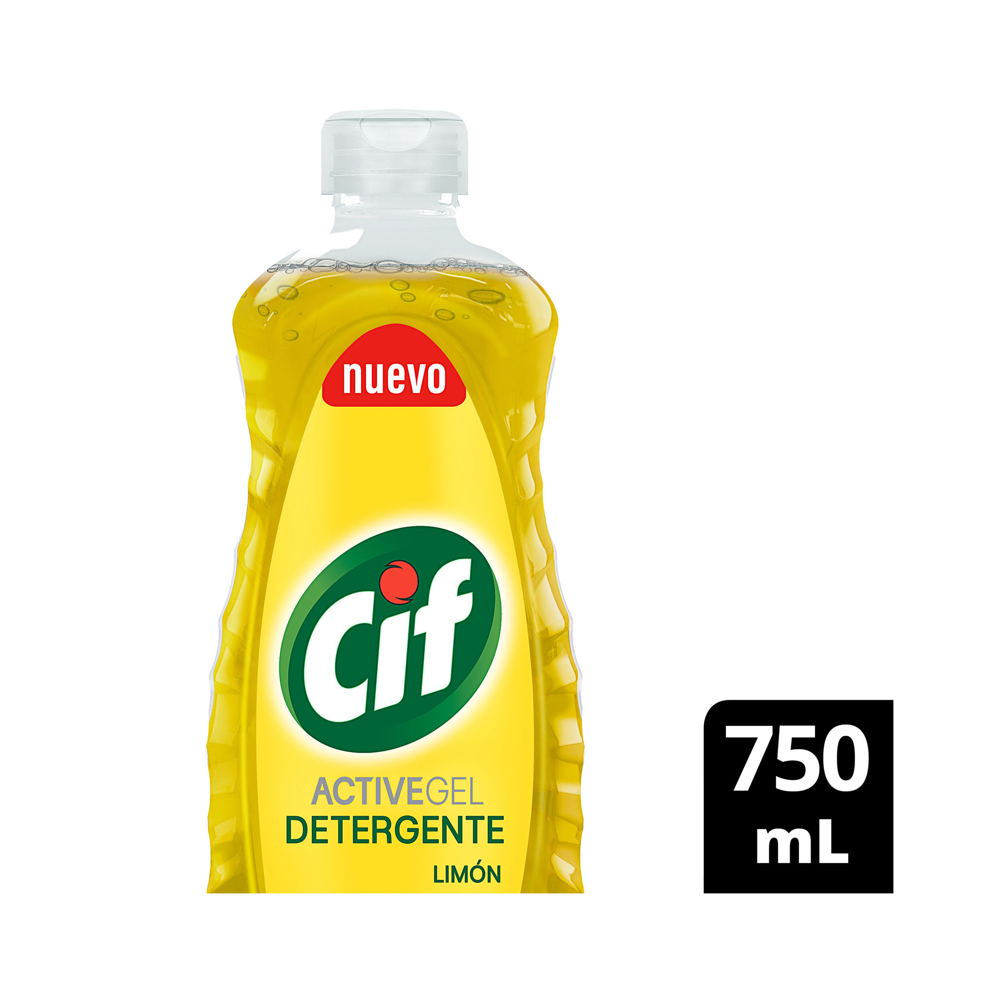 Detergente Cif Active Gel Limón 750 Ml