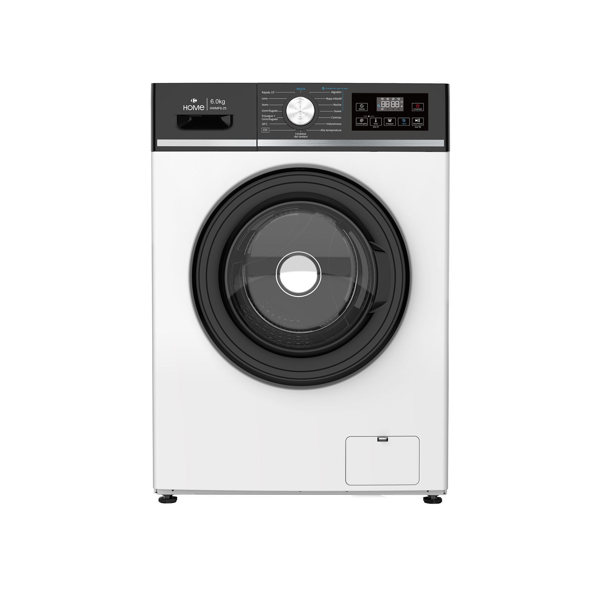 Lavarropas Carga Frontal Carrefour Home 6kg hwmf6 24