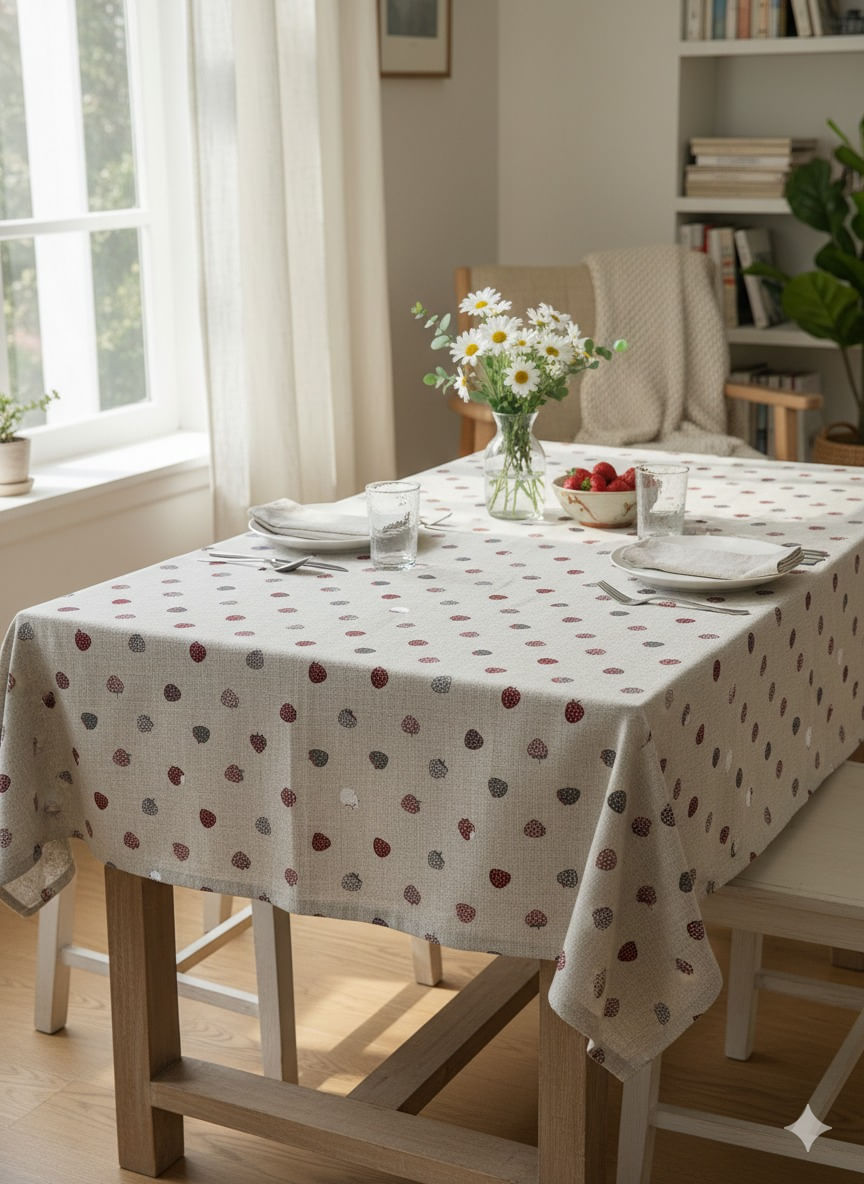 Mantel Antimancha Impermeable Español 1,40 x 2 mts Rollo Tela