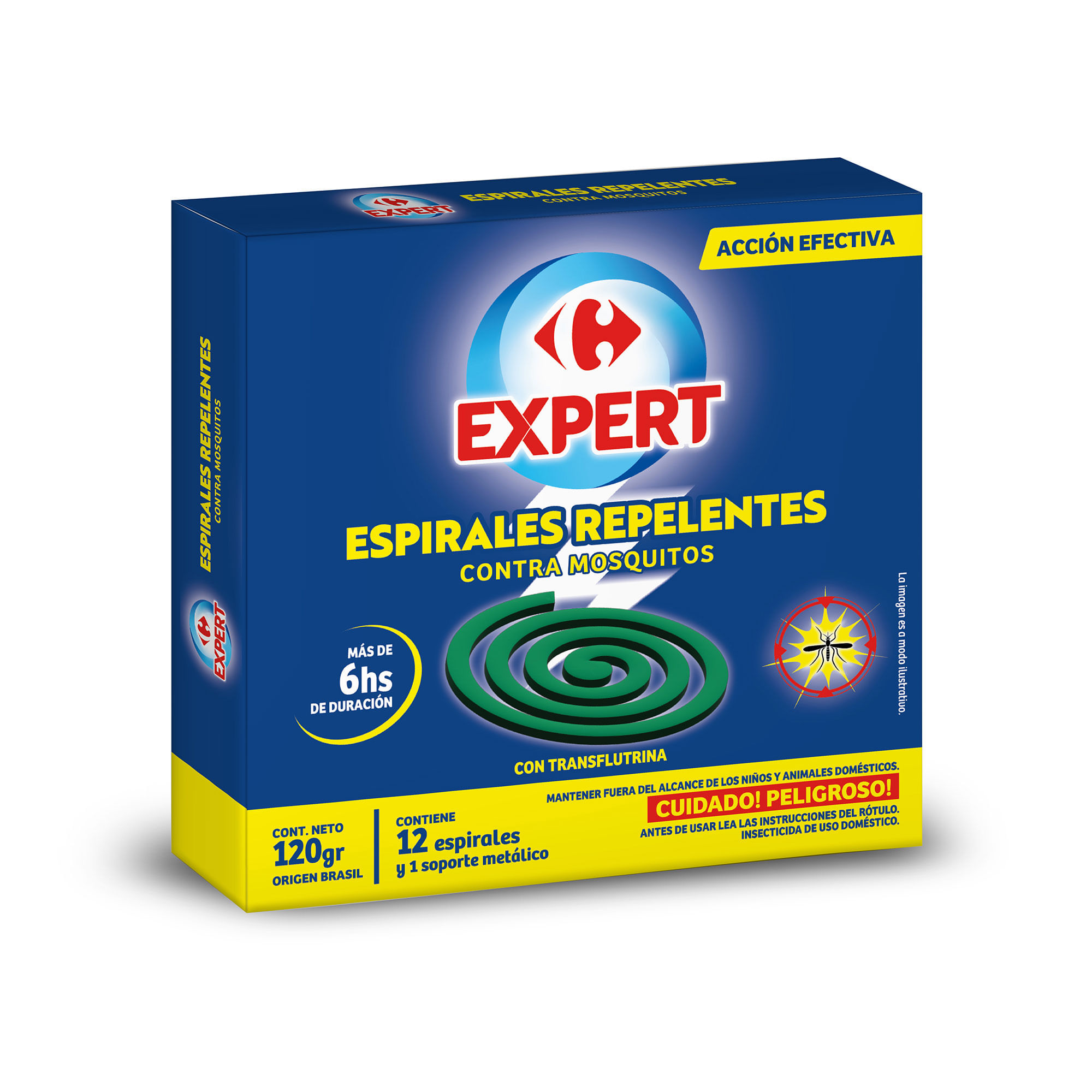 Espirales repelentes Carrefour Expert contra mosquitos 12 uni
