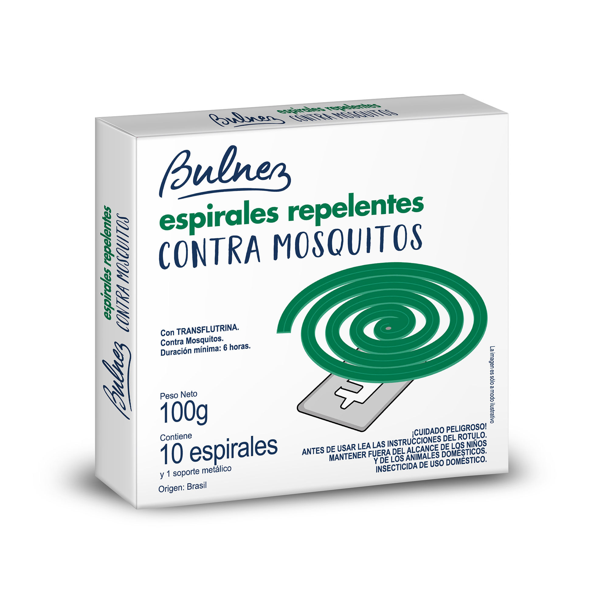 Espirales repelentes Bulnez contra mosquitos 10 uni