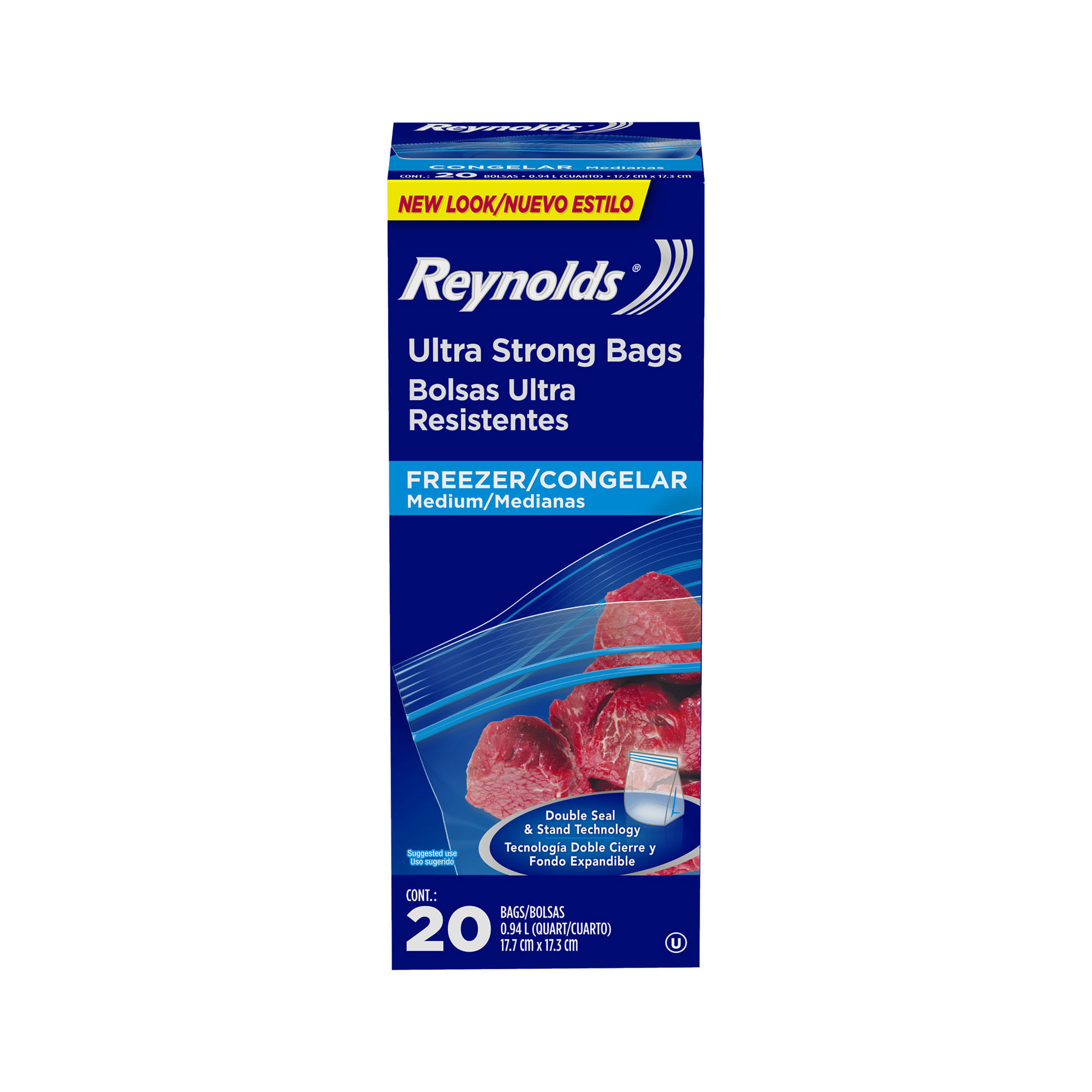 Bolsa hermetica Reynolds para freezer 20 uni