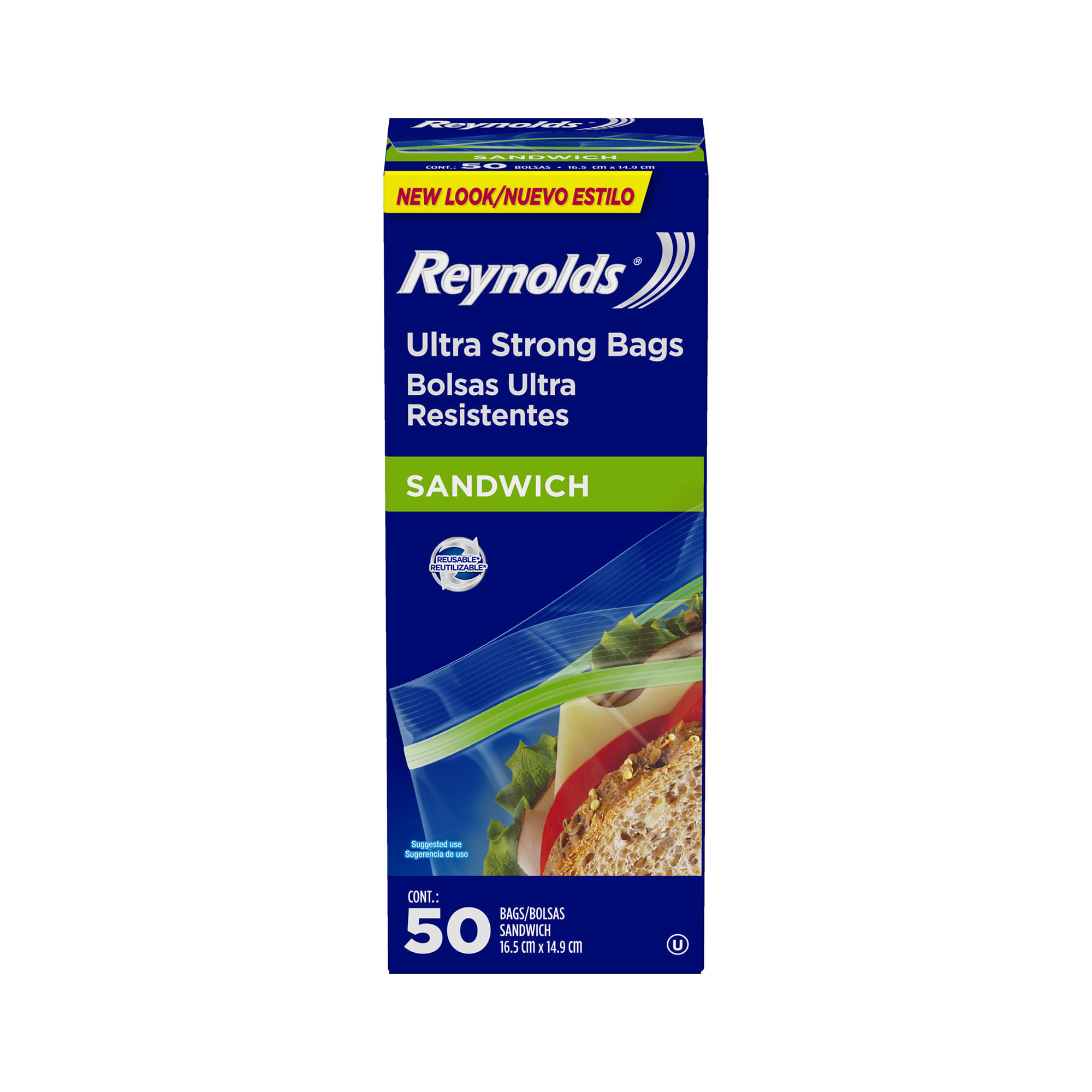 Bolsa hermetica Reynolds sandwich 50 uni