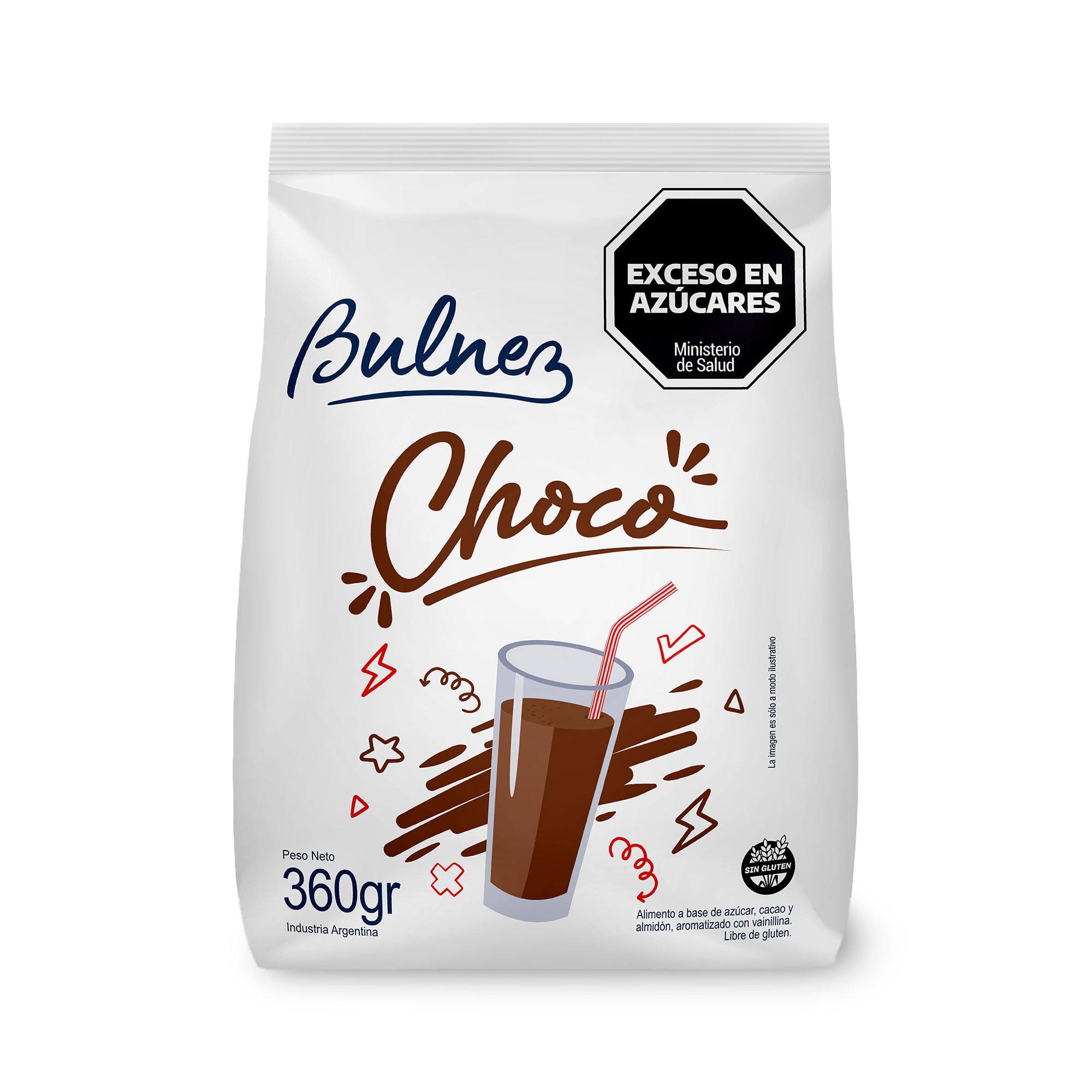 Cacao en polvo choco Bulnez 180 grs