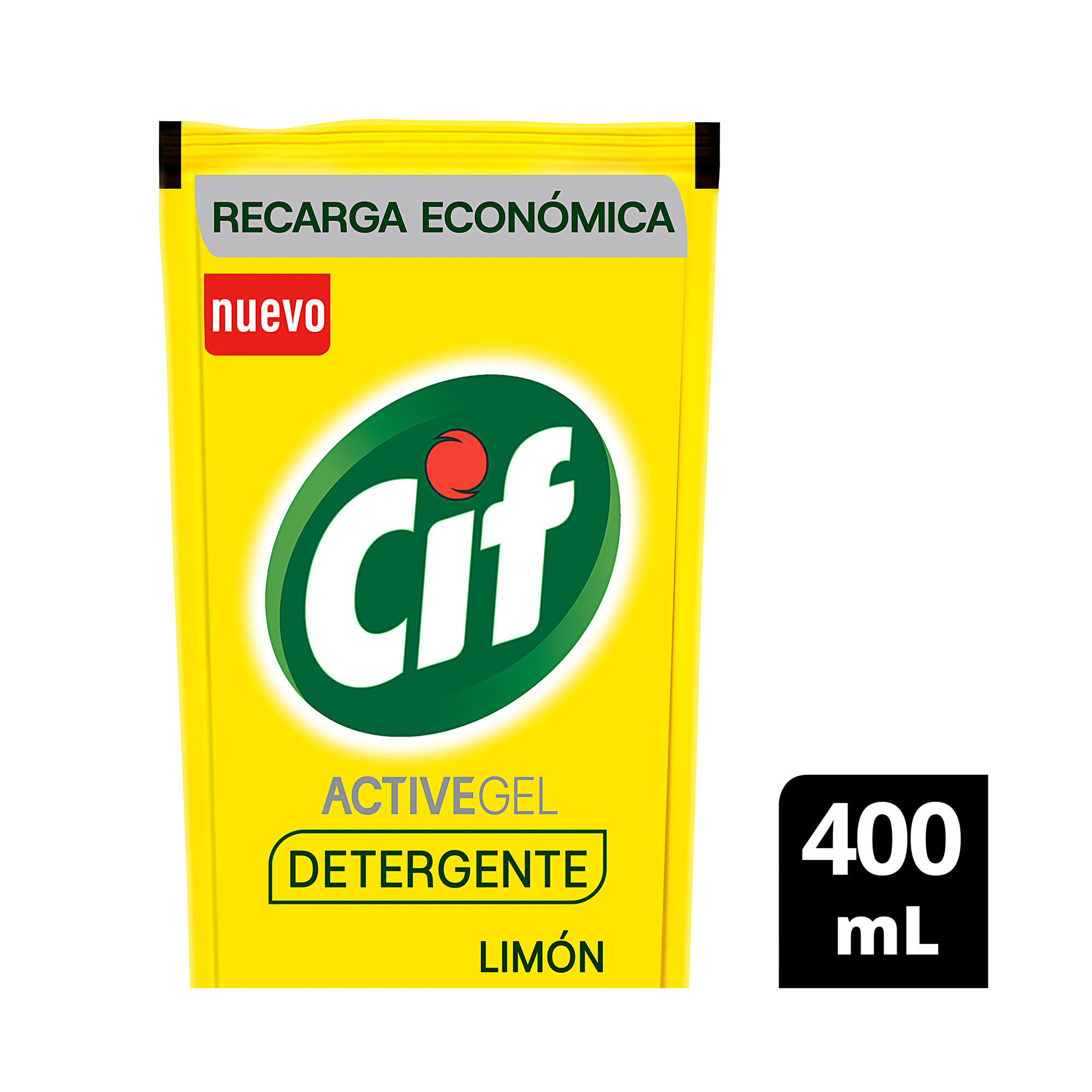 Detergente Cif Active Gel Limón 400 Ml