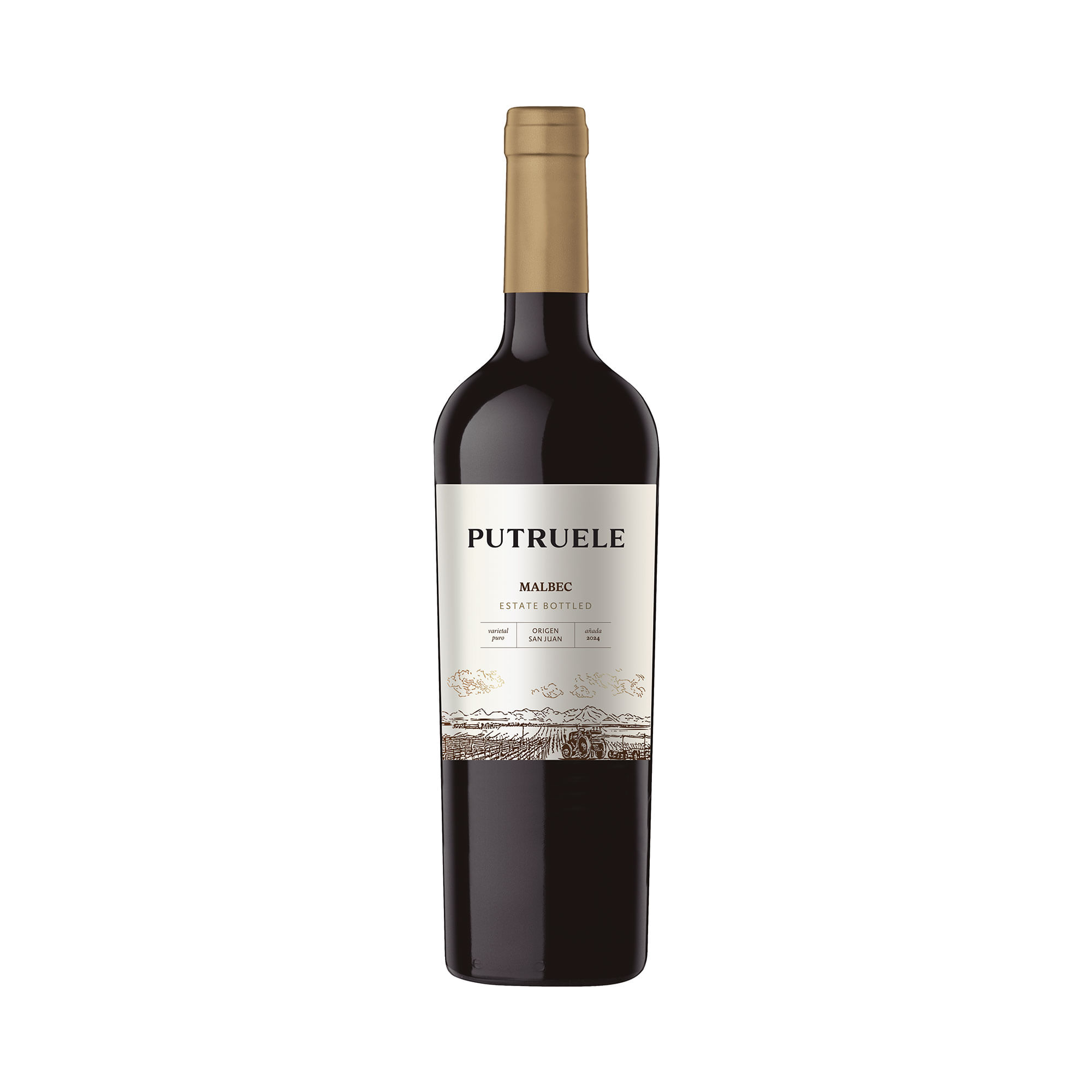 Vino tinto Malbec Putruele Estate Bottled 750 ml