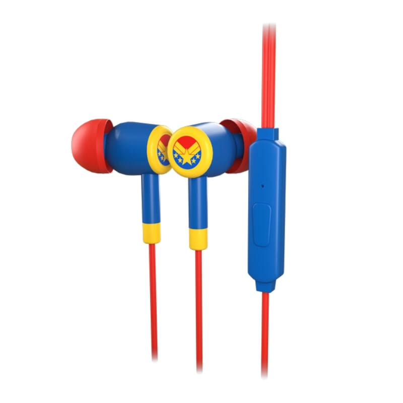 Auricular Xtech earphones c/mic  avanger capitana marvel (xte-m100cm)