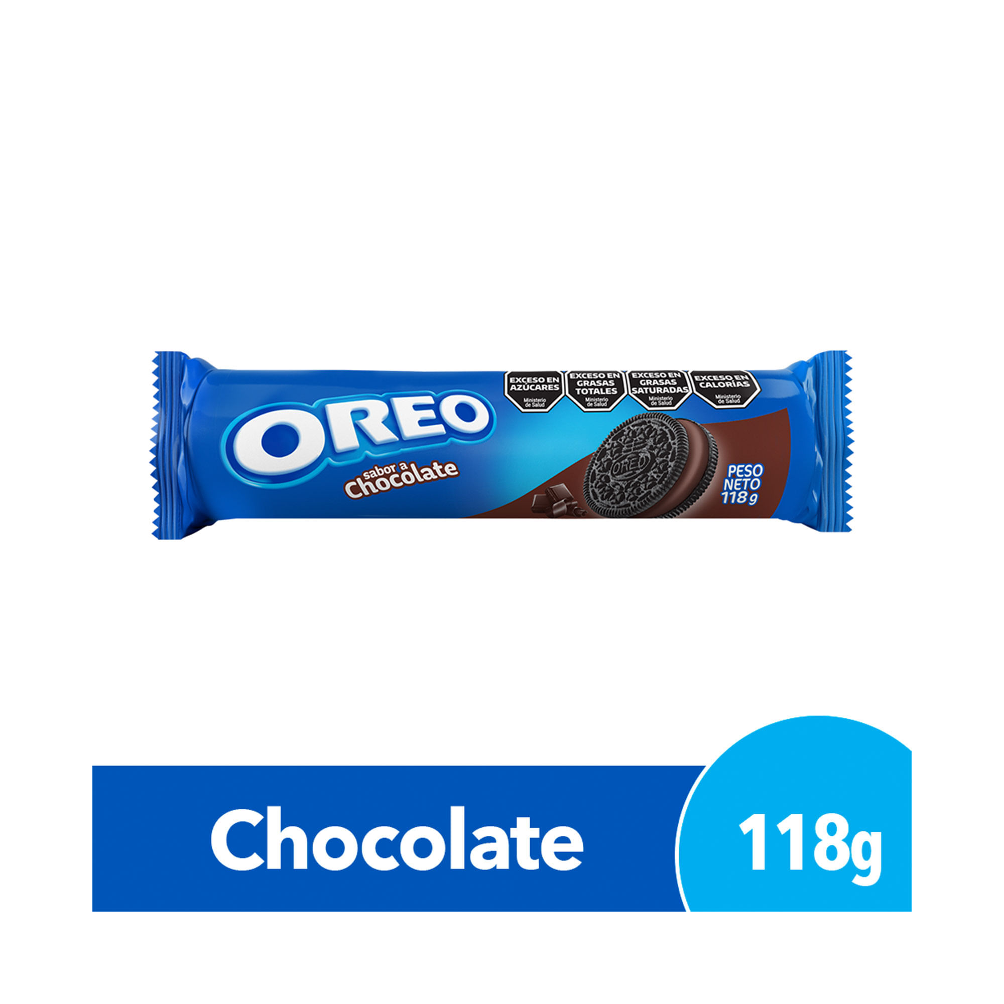 Galletitas Oreo Rellenas Con Crema De Chocolate 118 G