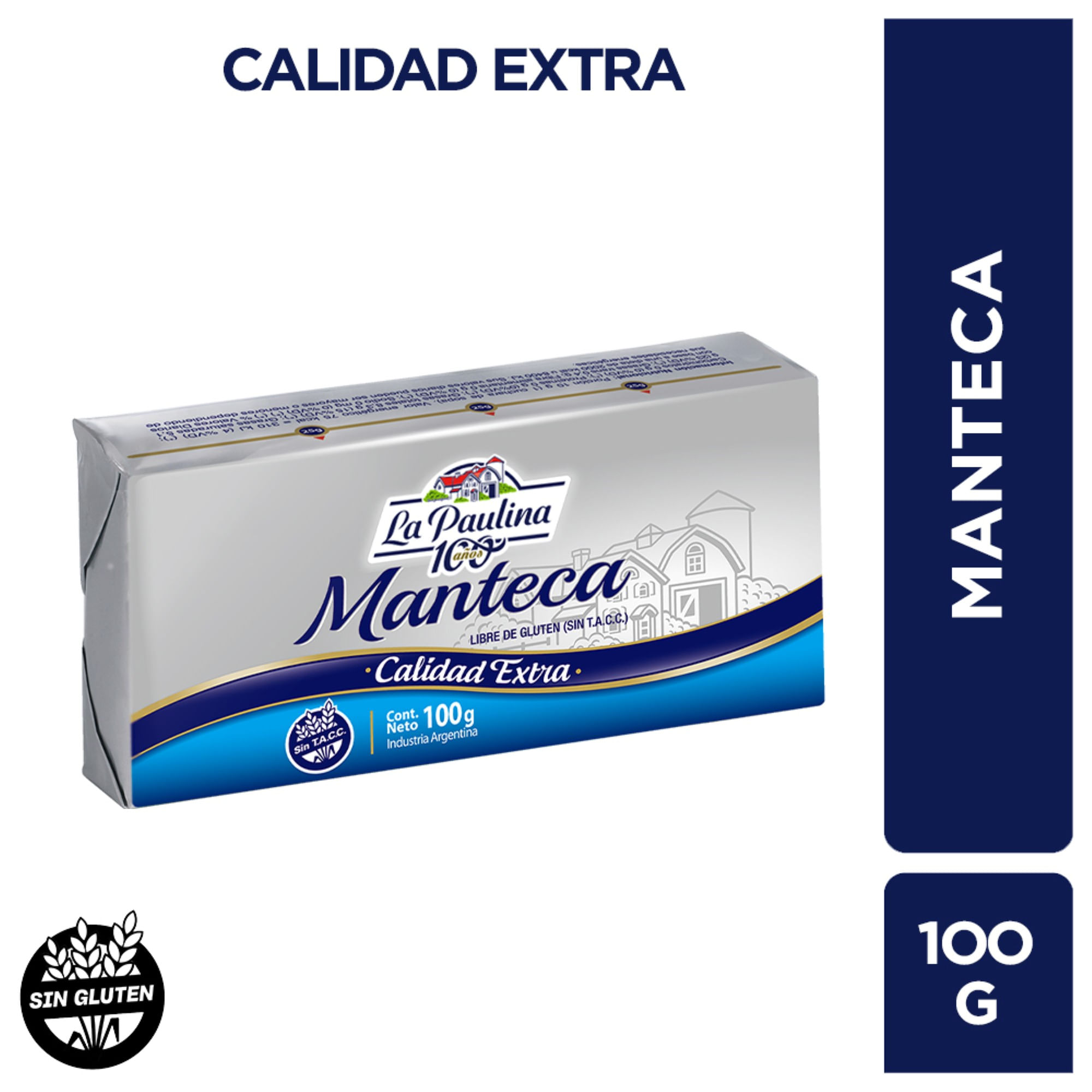 Manteca La Paulina Calidad Extra 100 G