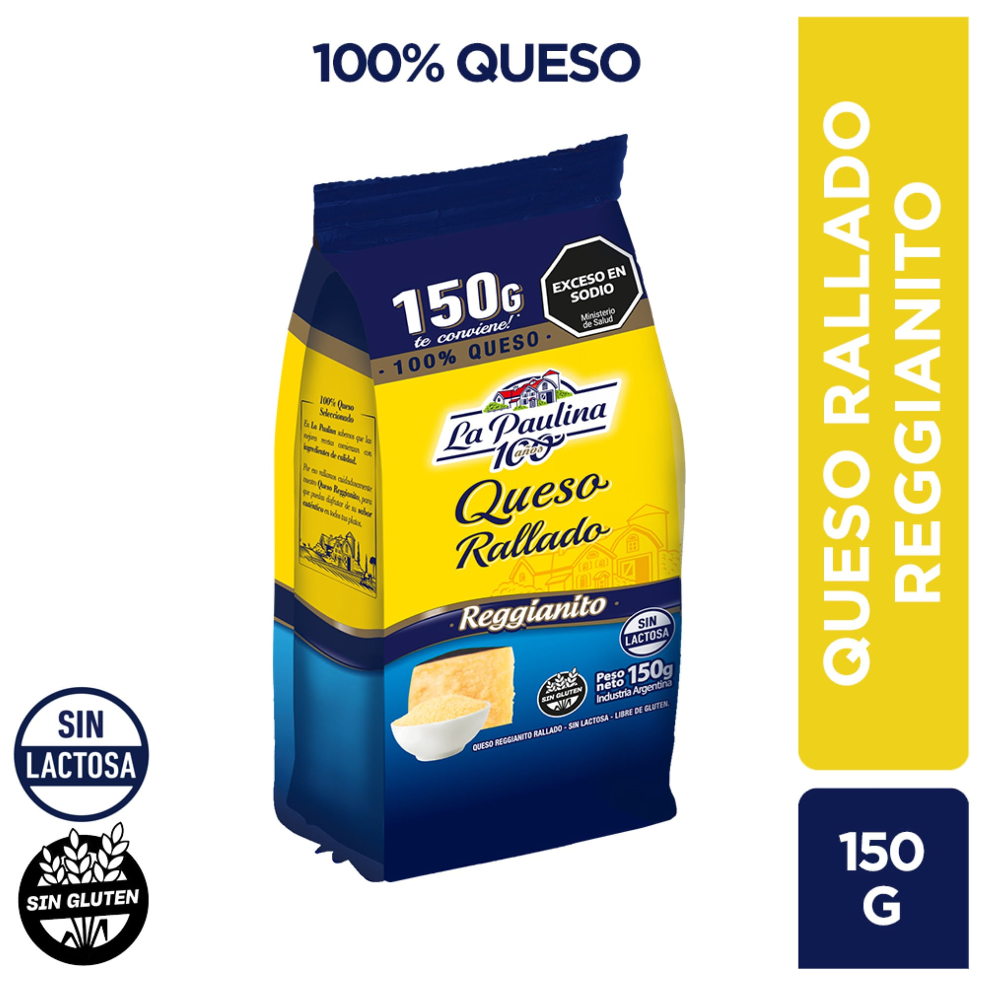 Queso Rallado La Paulina 150 G