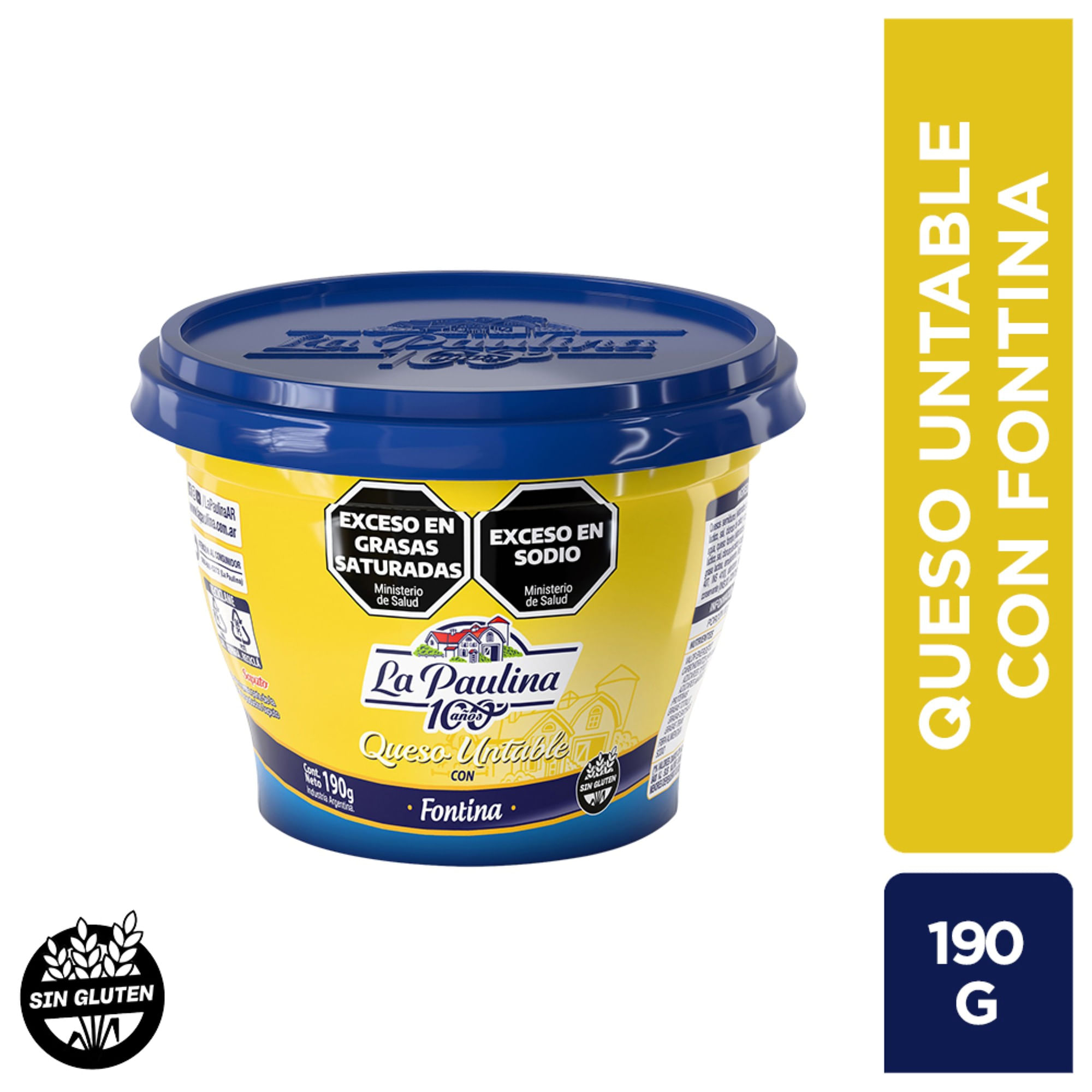 Queso Untable La Paulina Fontina 190 G