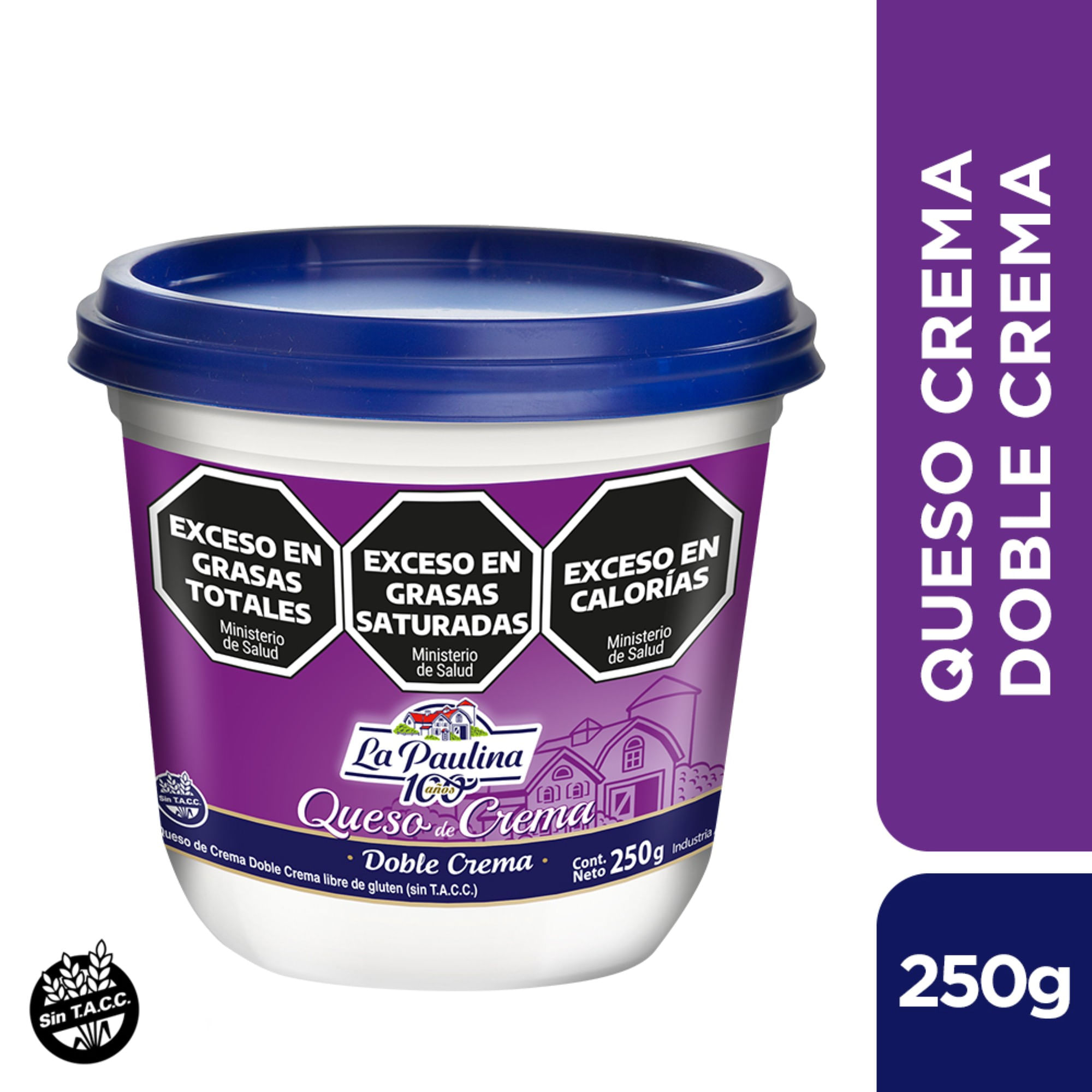 La Paulina queso crema doble crema 250 grs