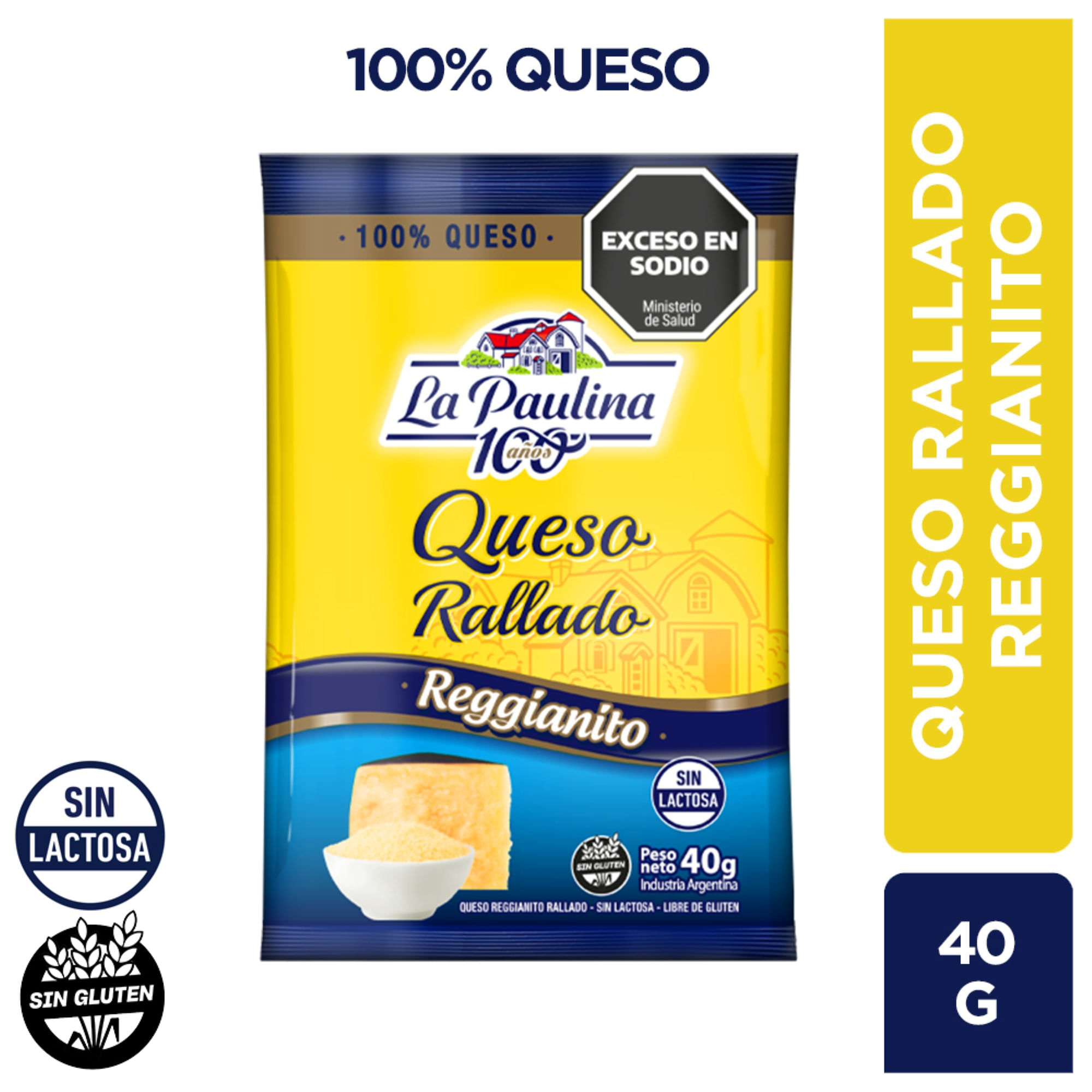 Queso Rallado La Paulina 40 G